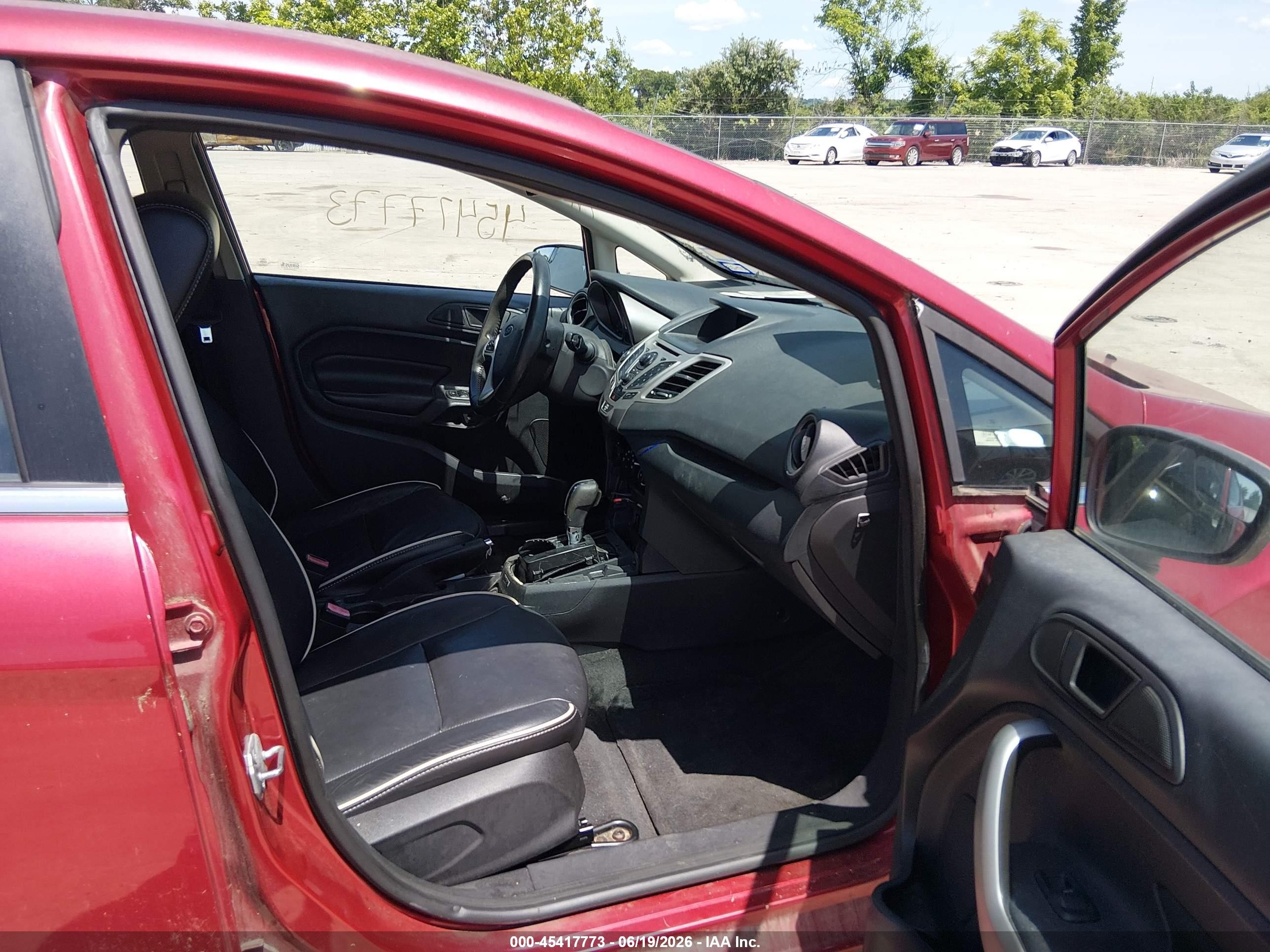 2011 Ford Fiesta Ses Red vin: 3FADP4FJ8BM128691