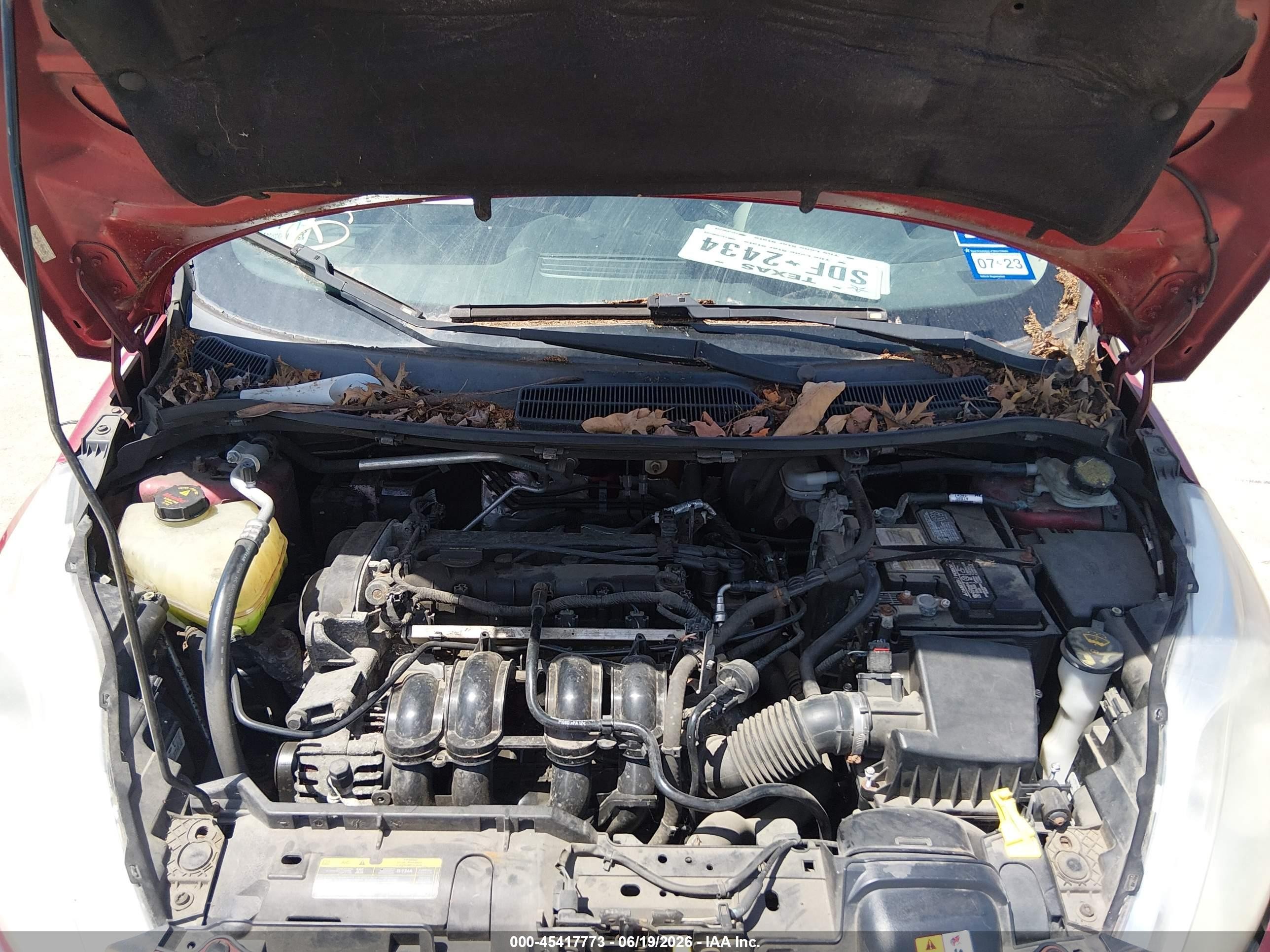 2011 Ford Fiesta Ses Red vin: 3FADP4FJ8BM128691