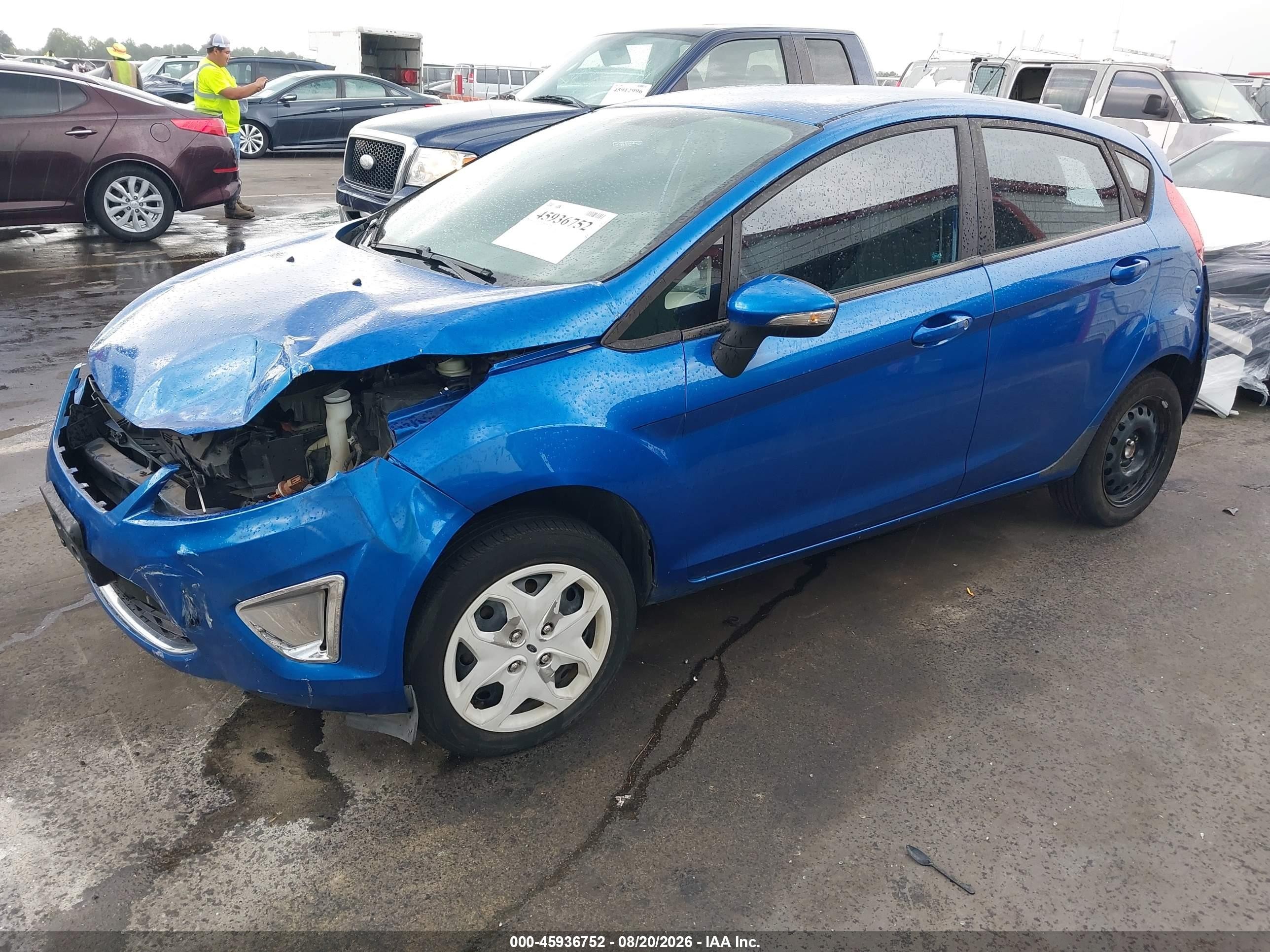 2011 Ford Fiesta Ses Синий vin: 3FADP4FJ8BM129176
