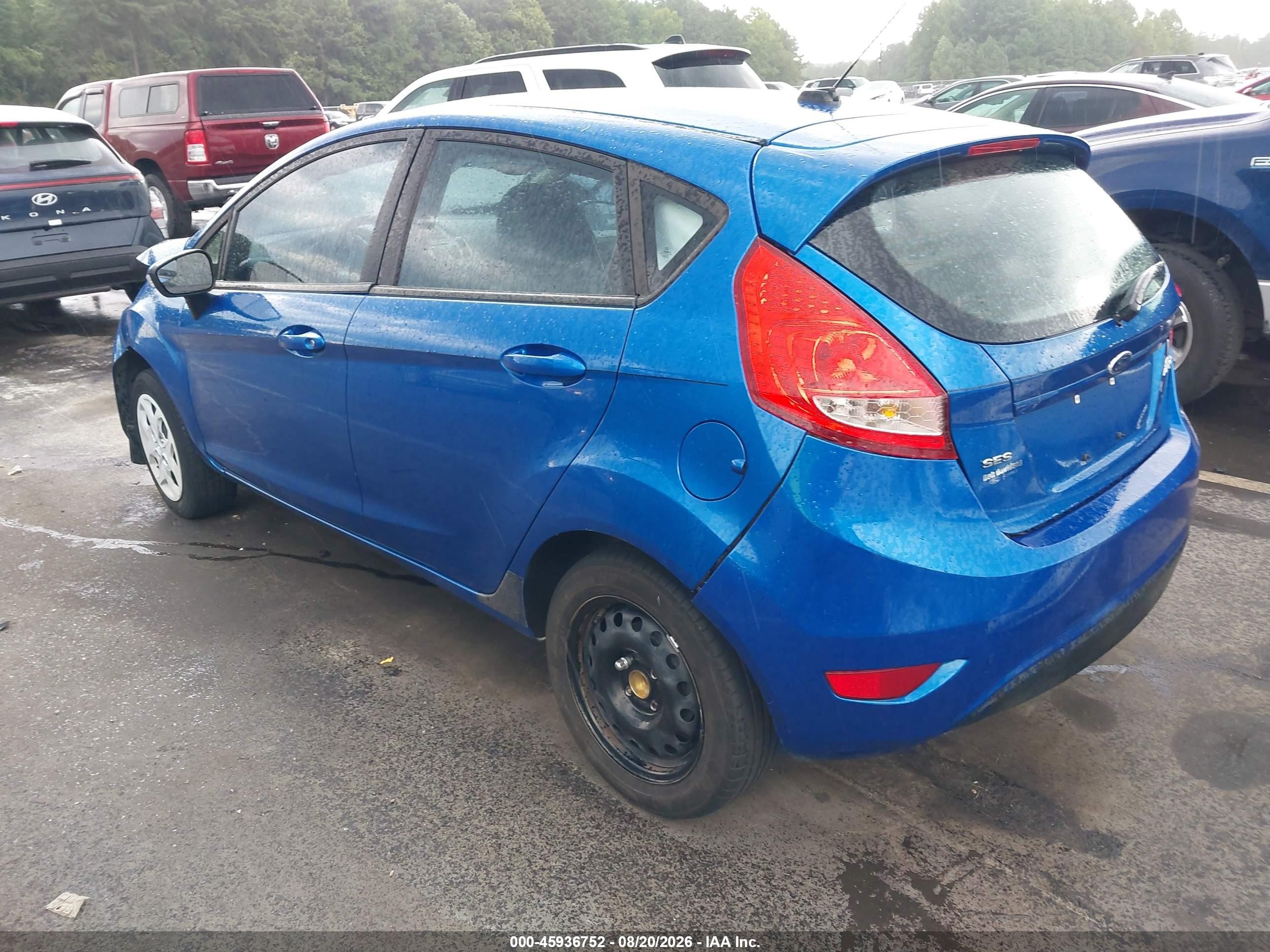 2011 Ford Fiesta Ses Синий vin: 3FADP4FJ8BM129176