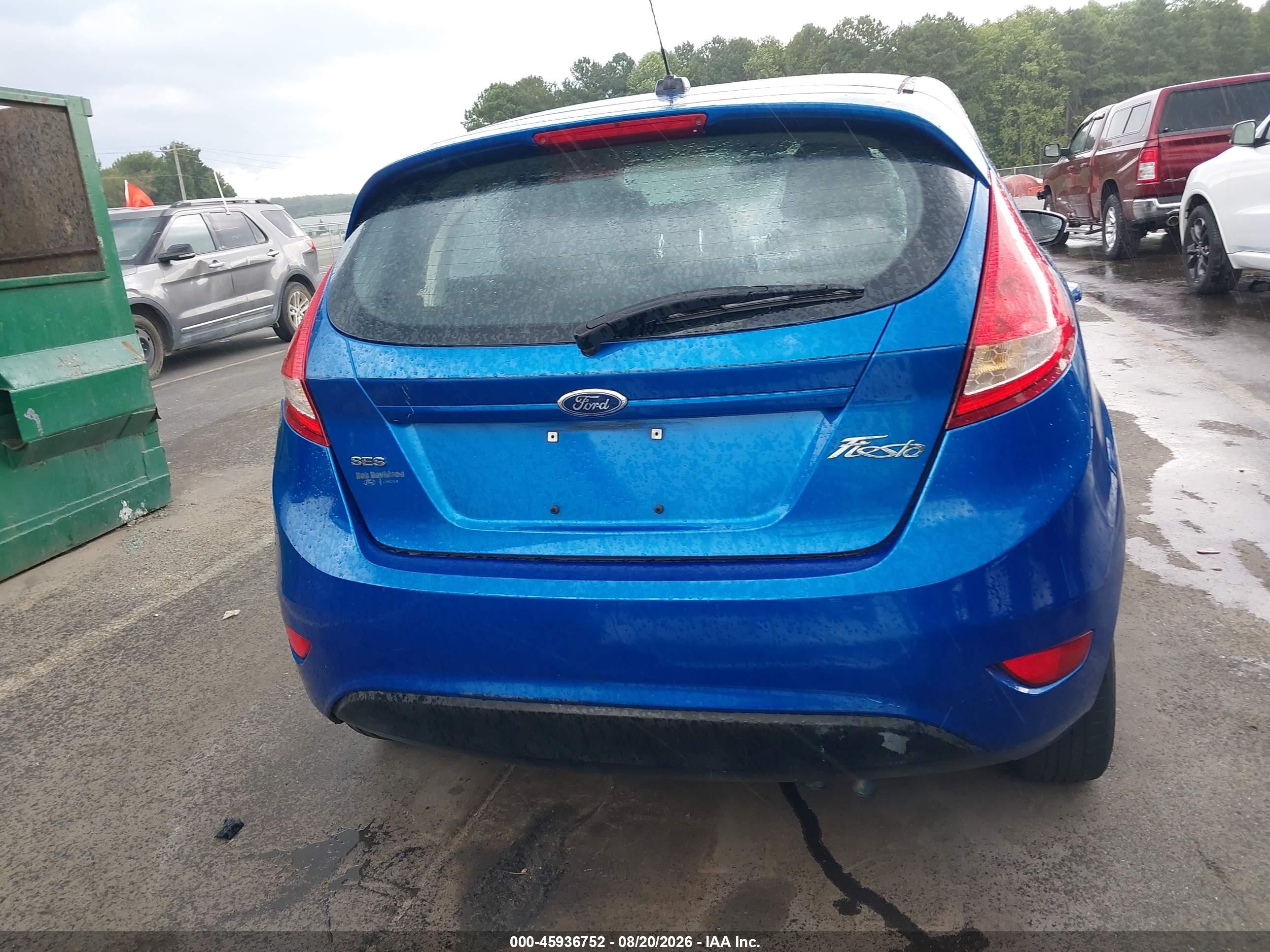 2011 Ford Fiesta Ses Синий vin: 3FADP4FJ8BM129176