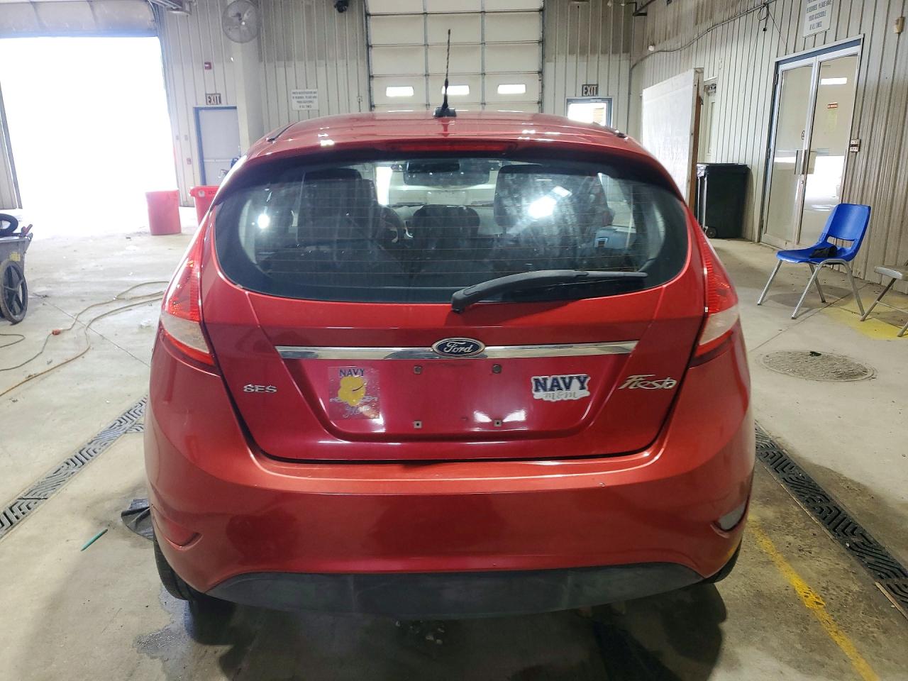 2011 Ford Fiesta Ses Red vin: 3FADP4FJ8BM175686