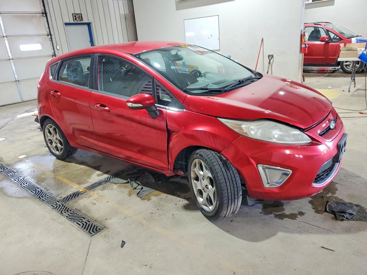 2011 Ford Fiesta Ses Red vin: 3FADP4FJ8BM175686