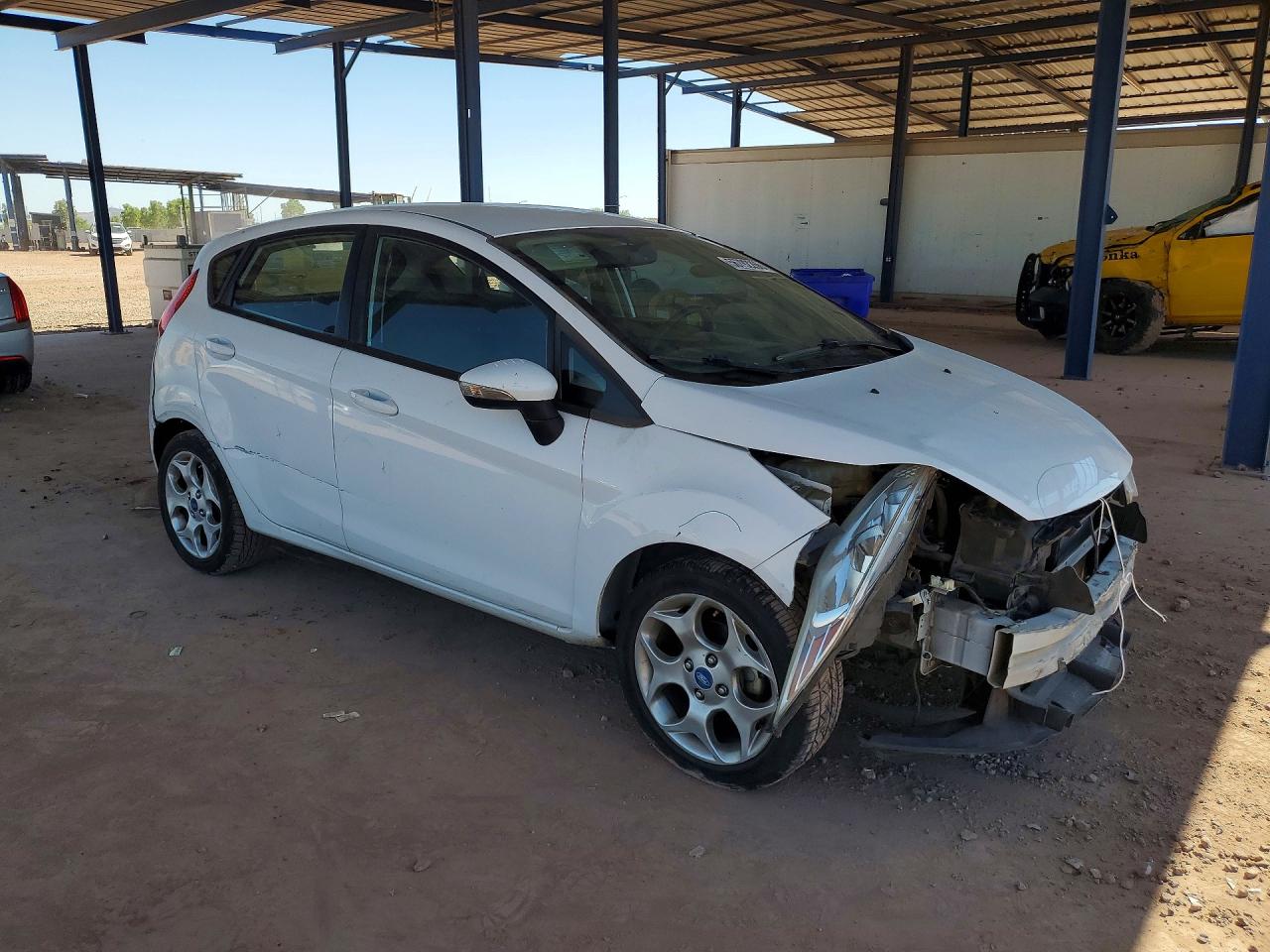 2012 Ford Fiesta Ses White vin: 3FADP4FJ8CM106904