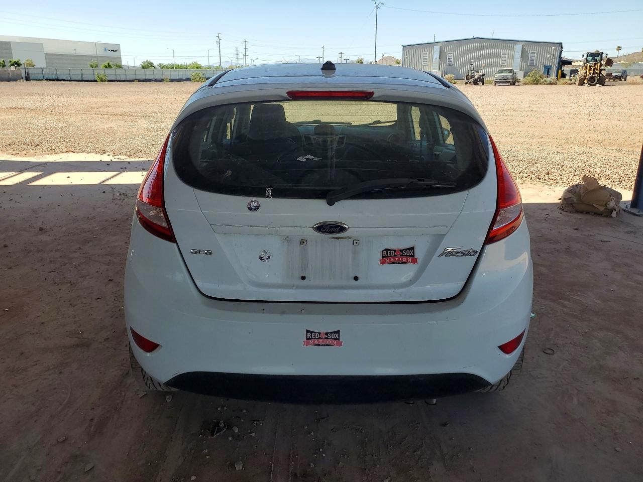 2012 Ford Fiesta Ses White vin: 3FADP4FJ8CM106904