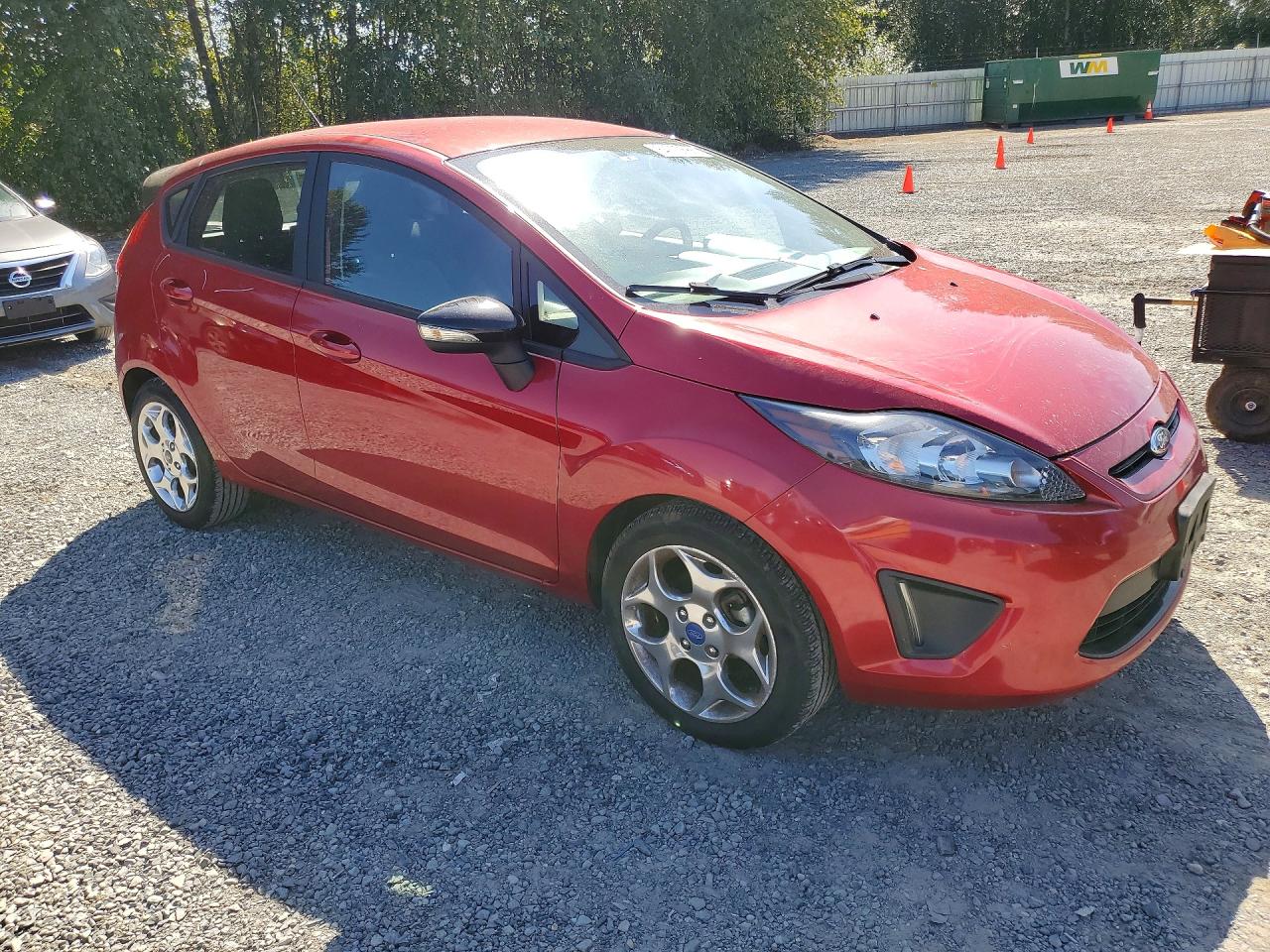 2012 Ford Fiesta Ses Red vin: 3FADP4FJ8CM112072