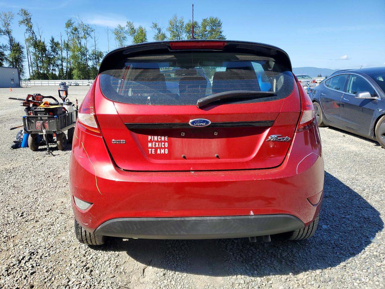 2012 Ford Fiesta Ses Red vin: 3FADP4FJ8CM112072