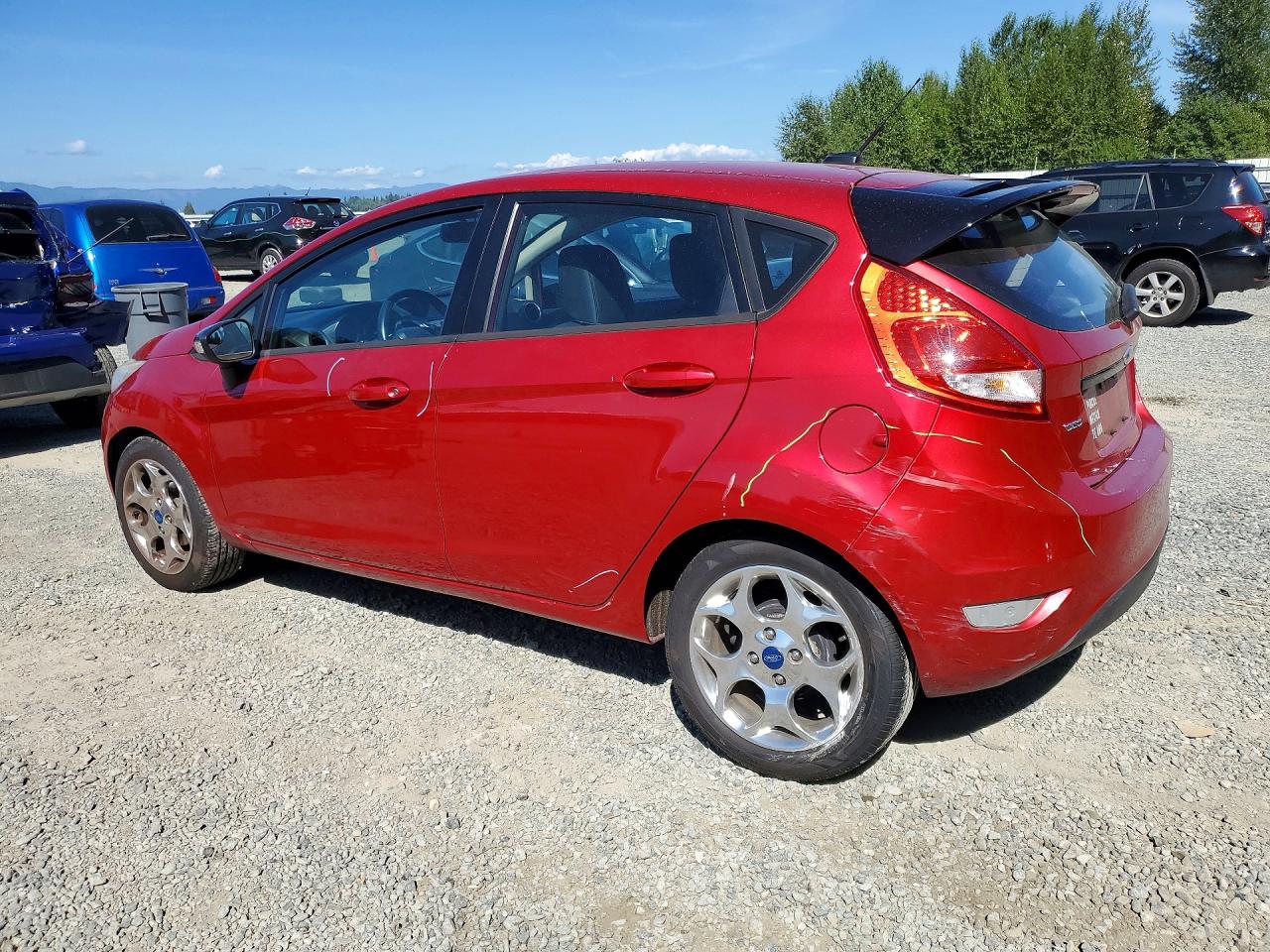 2012 Ford Fiesta Ses Red vin: 3FADP4FJ8CM112072