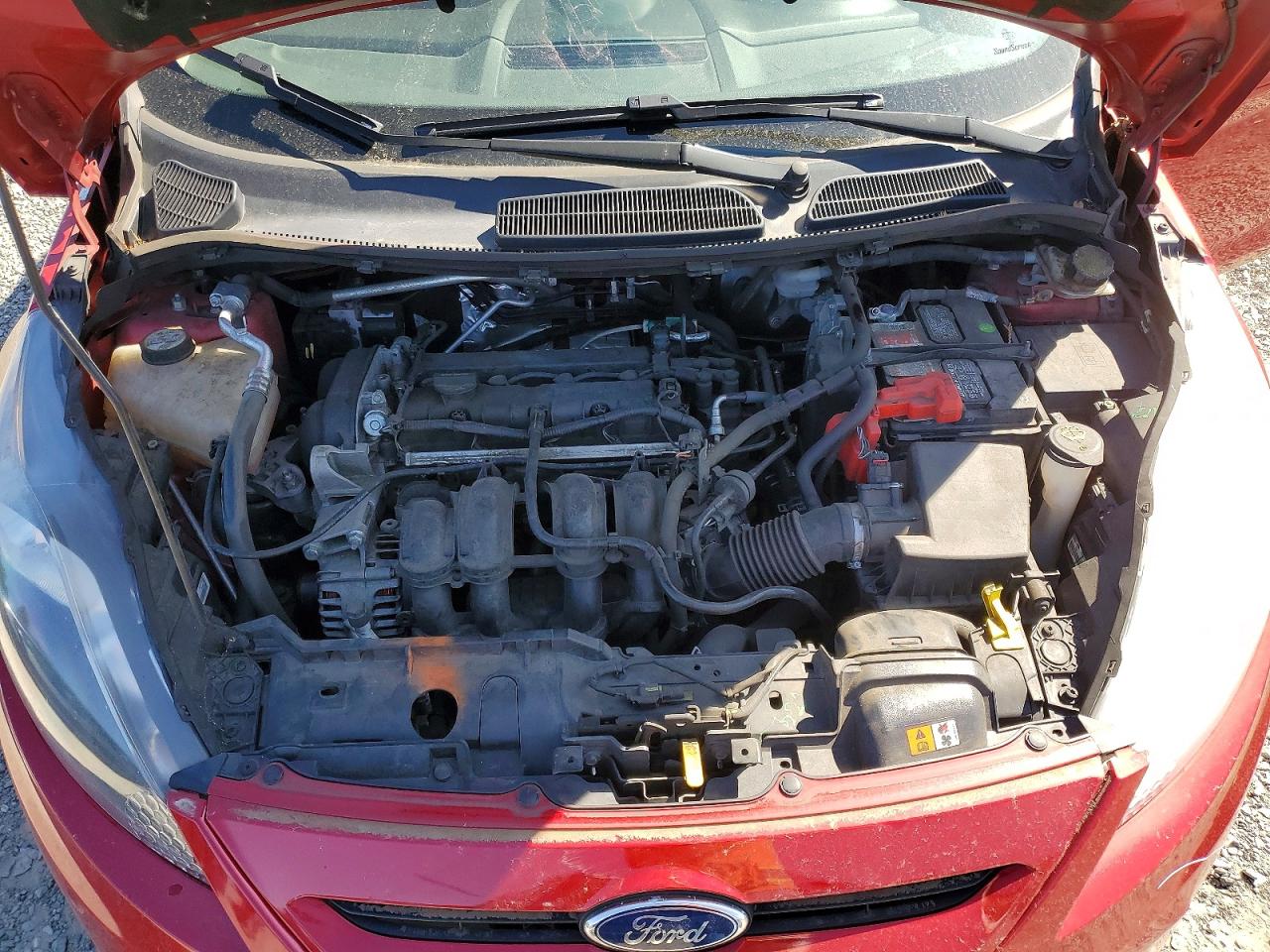 2012 Ford Fiesta Ses Red vin: 3FADP4FJ8CM112072