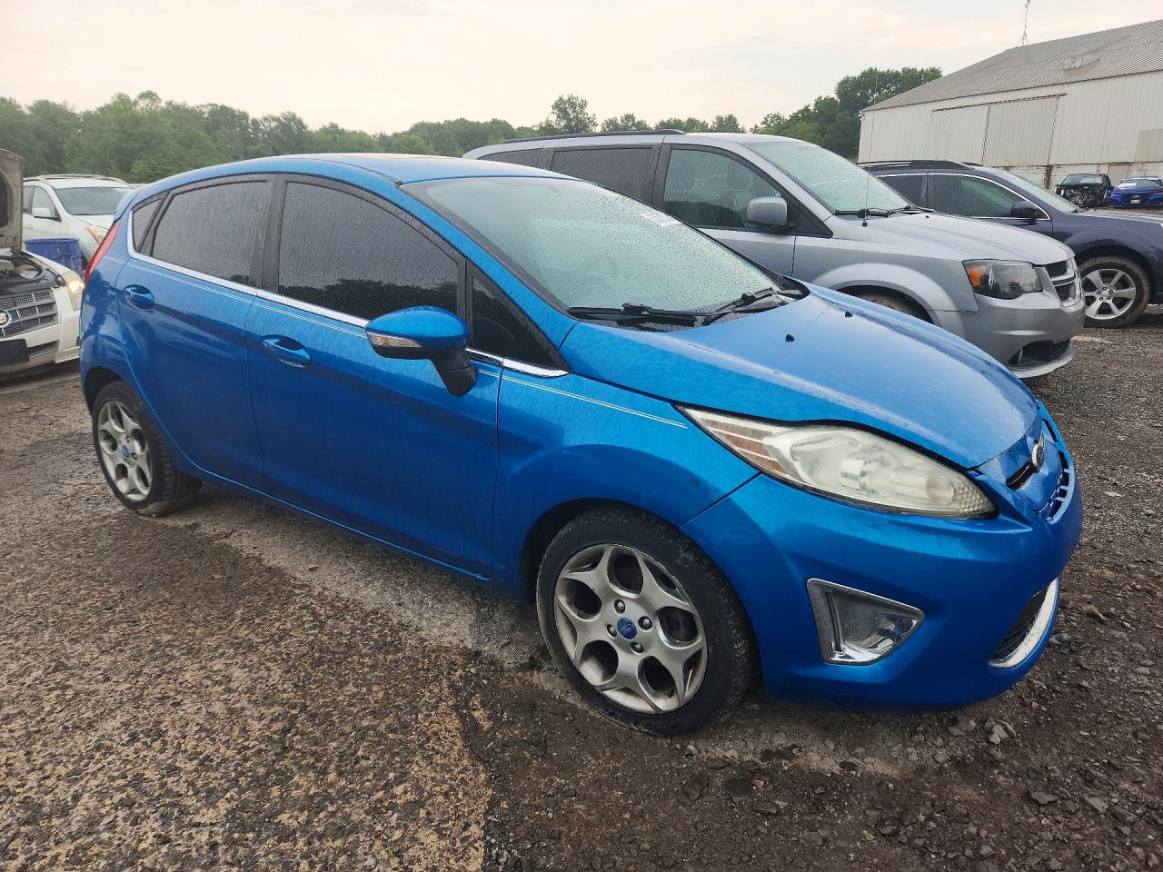 2012 Ford Fiesta Ses Blue vin: 3FADP4FJ8CM117997