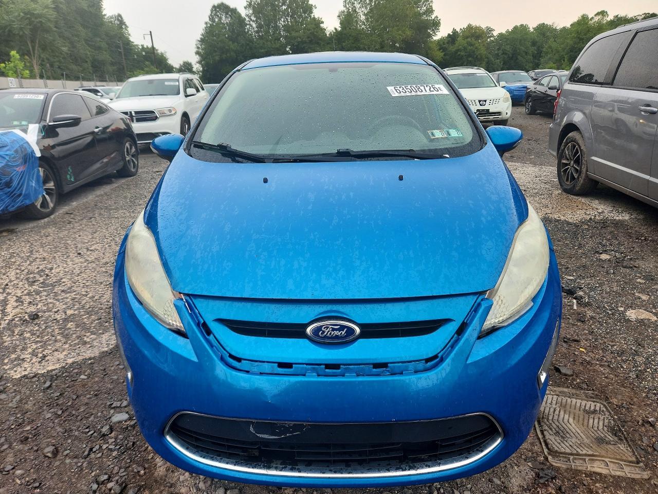 2012 Ford Fiesta Ses Blue vin: 3FADP4FJ8CM117997
