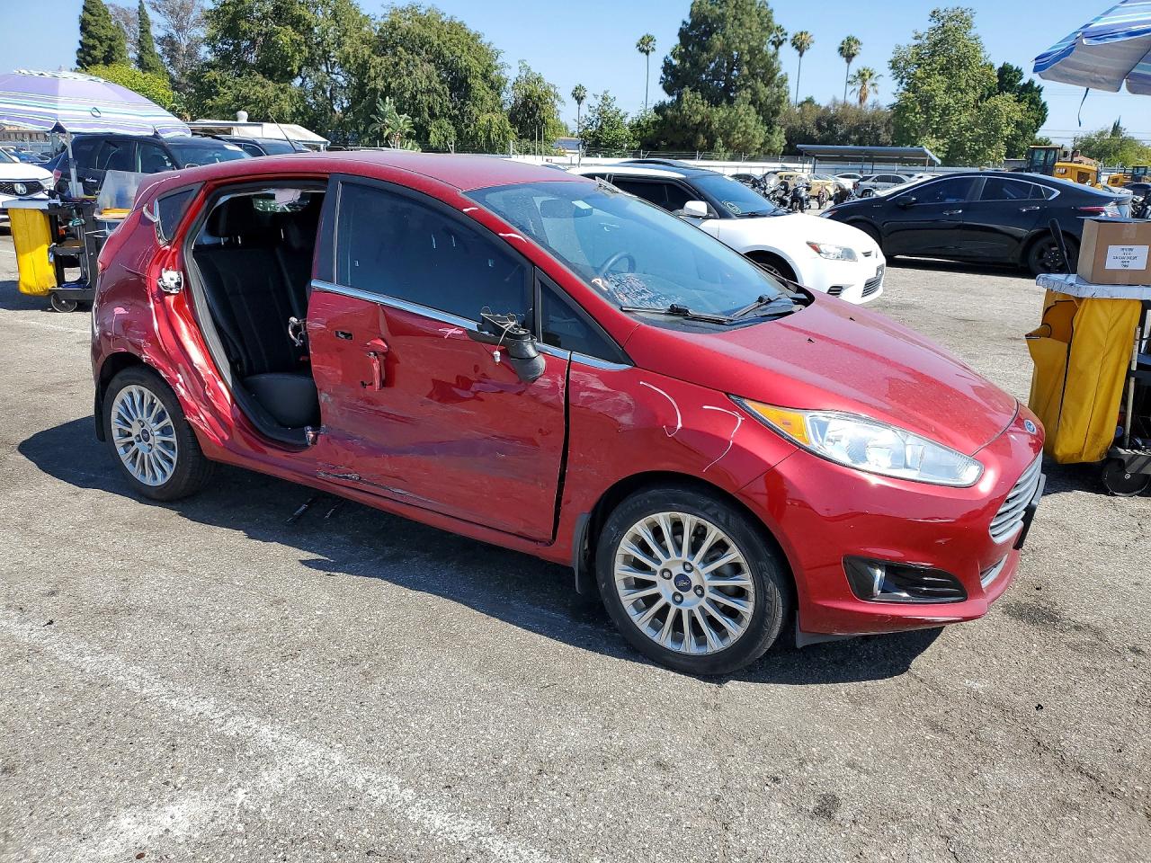 2015 Ford Fiesta Titanium Red vin: 3FADP4FJ8FM220566