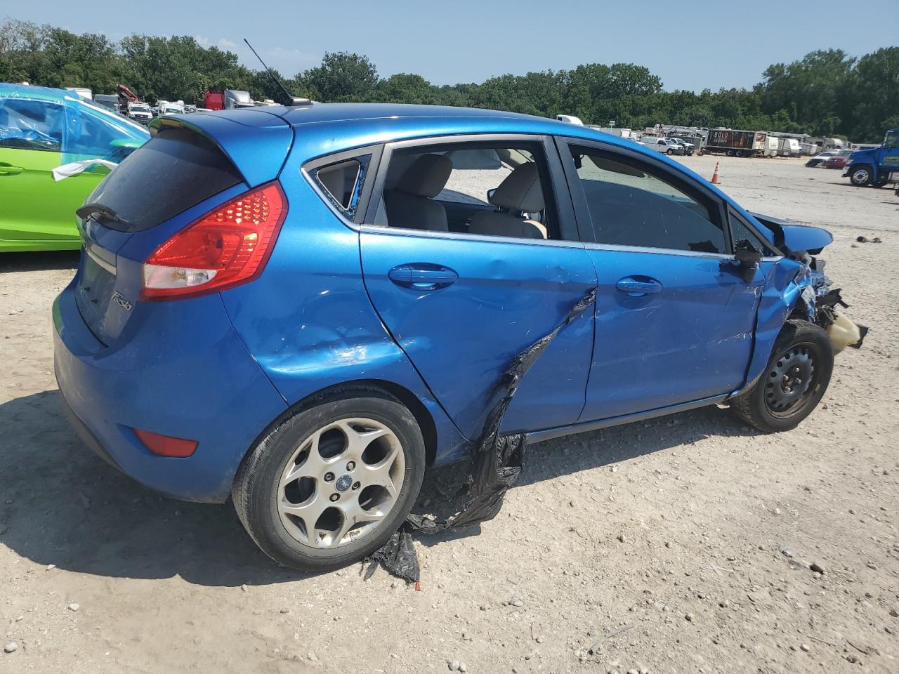 2011 Ford Fiesta Ses Синий vin: 3FADP4FJ9BM108921