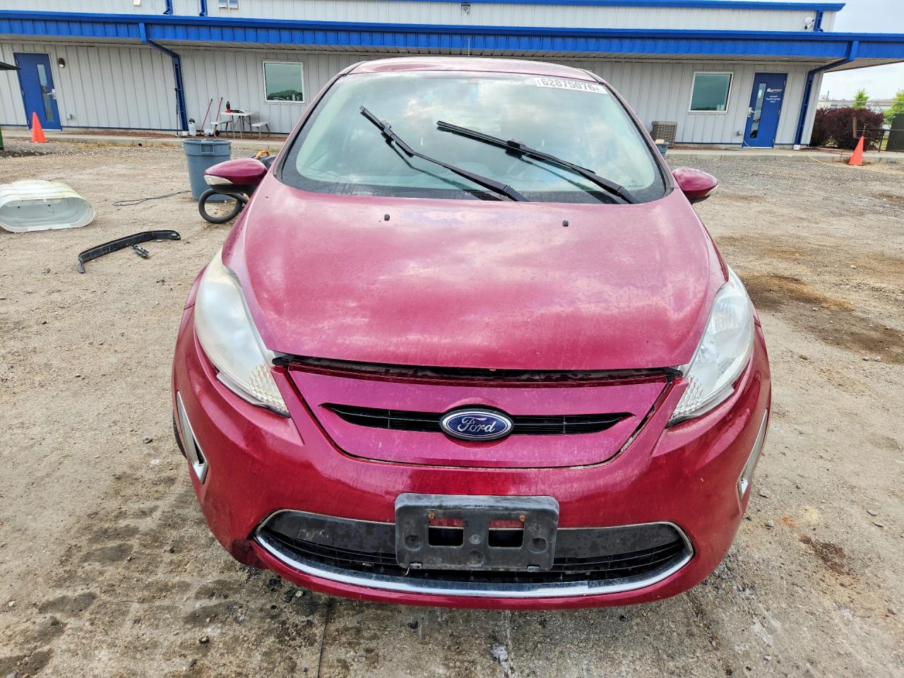 2011 Ford Fiesta Ses Темно-бордовый vin: 3FADP4FJ9BM119708