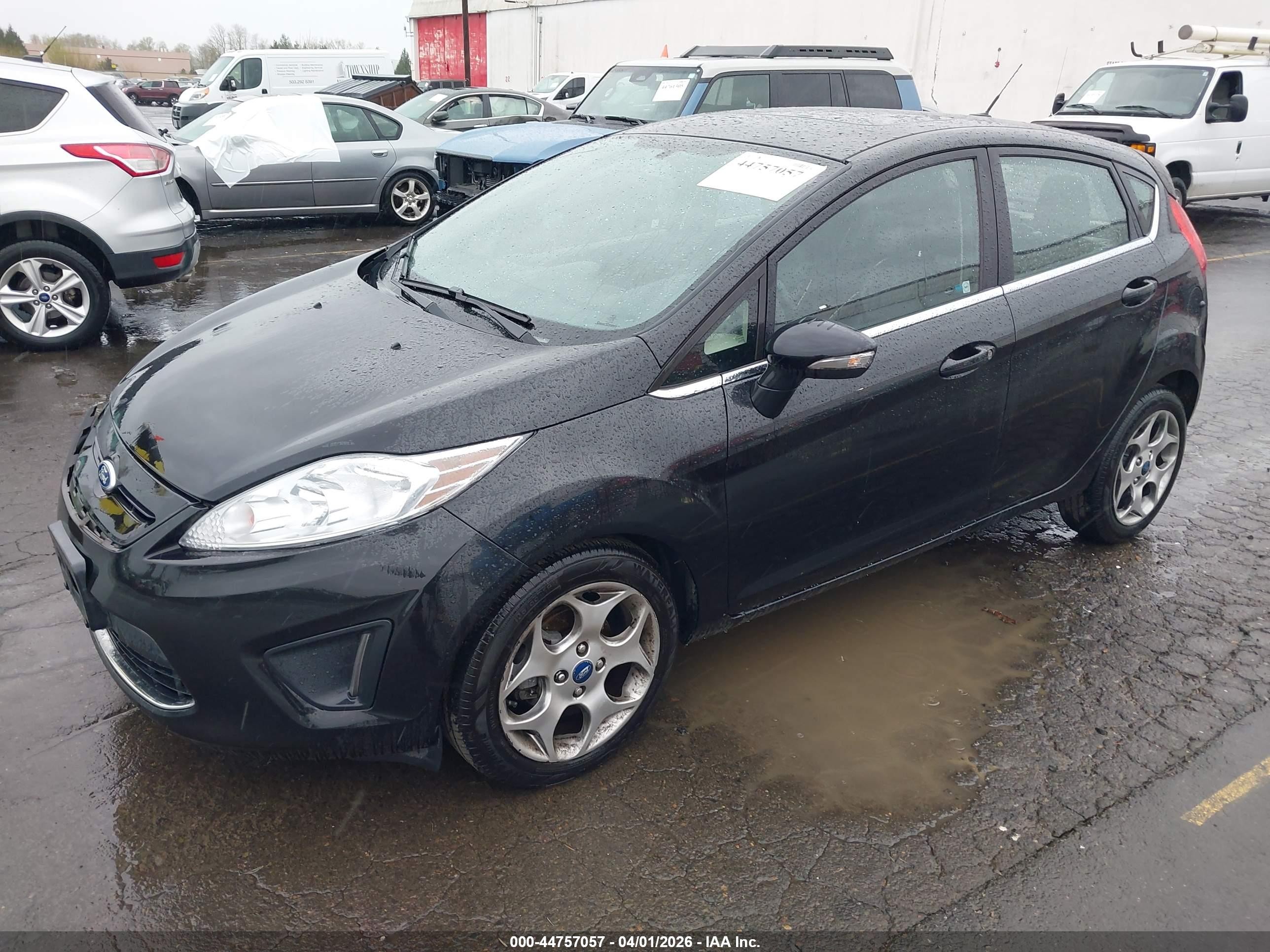 2011 Ford Fiesta Ses Black vin: 3FADP4FJ9BM132877