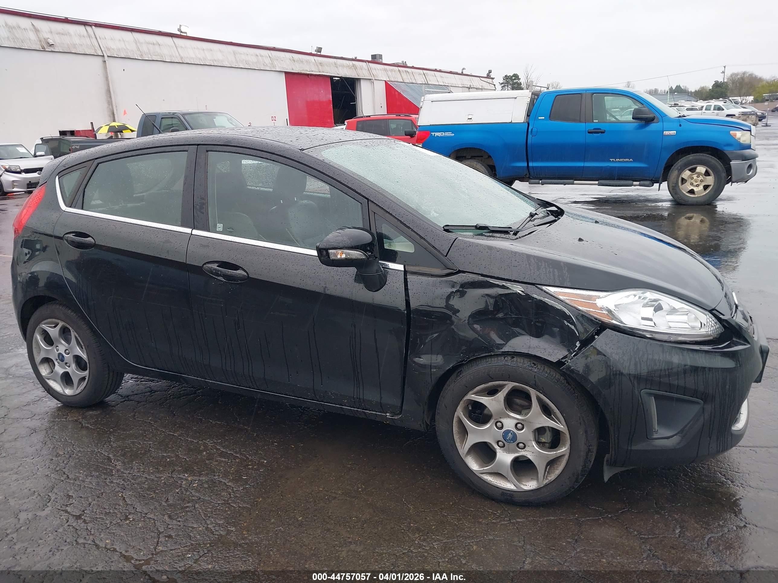2011 Ford Fiesta Ses Black vin: 3FADP4FJ9BM132877