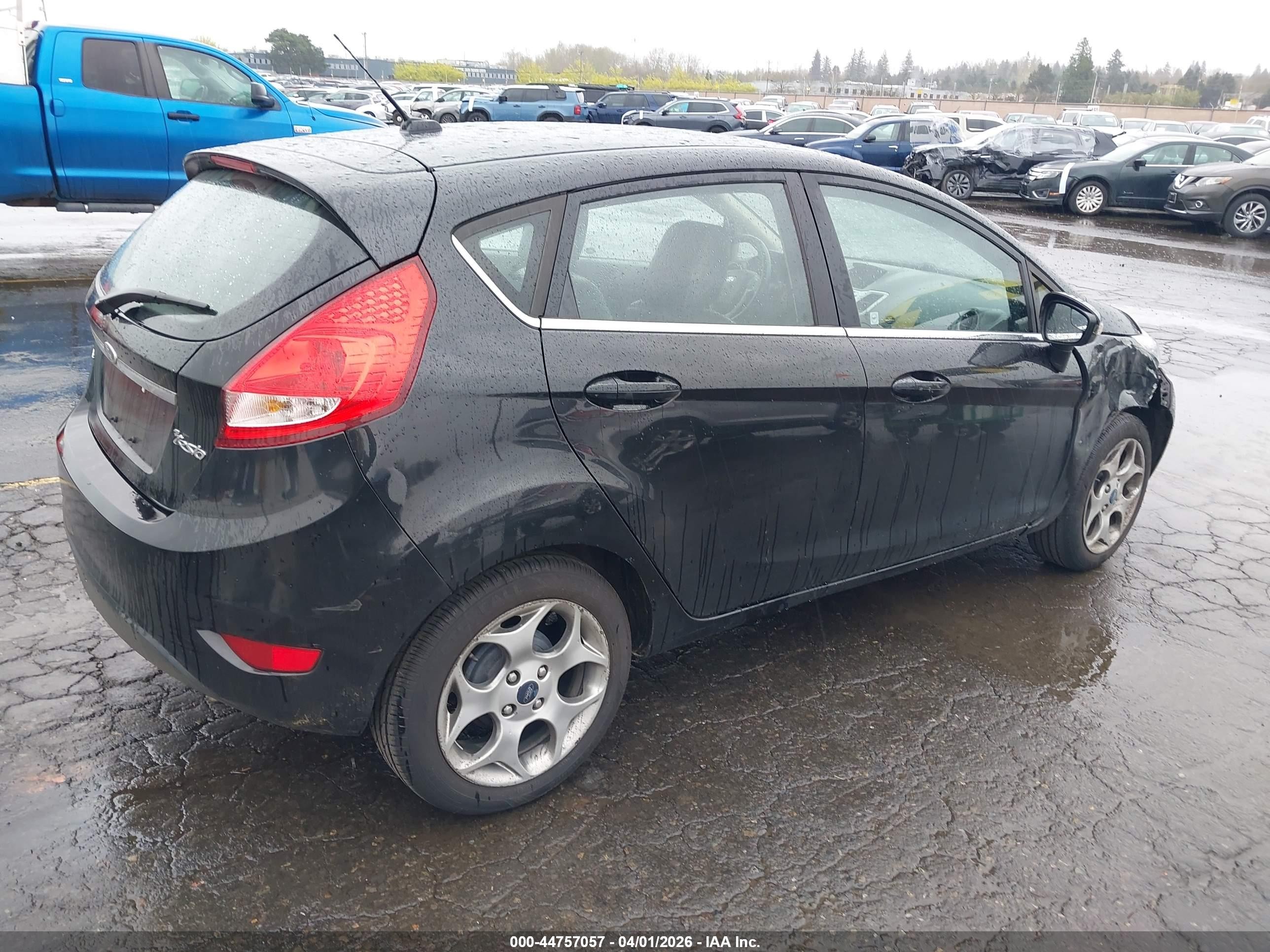 2011 Ford Fiesta Ses Black vin: 3FADP4FJ9BM132877