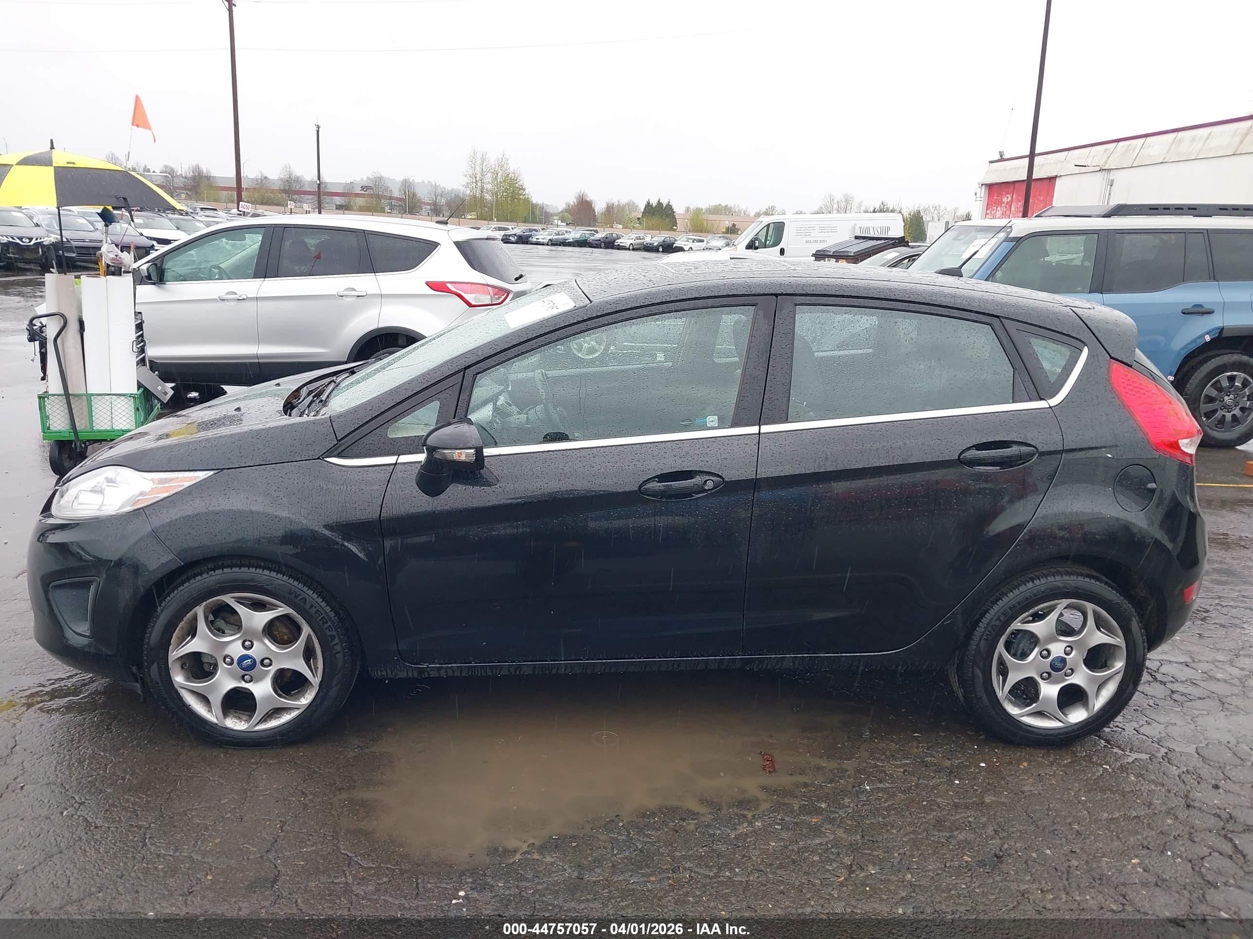 2011 Ford Fiesta Ses Black vin: 3FADP4FJ9BM132877