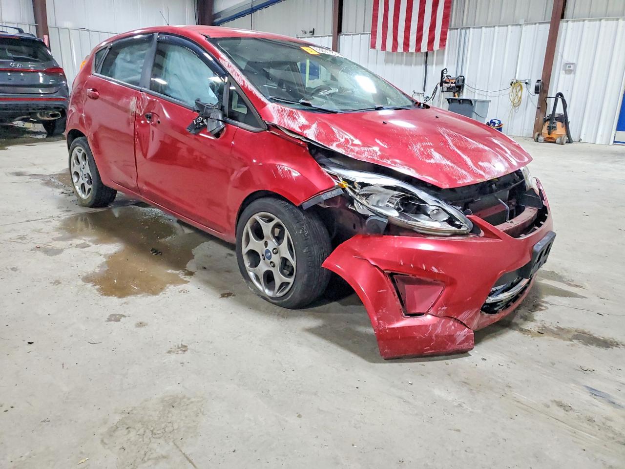 2011 Ford Fiesta Ses Red vin: 3FADP4FJ9BM212308