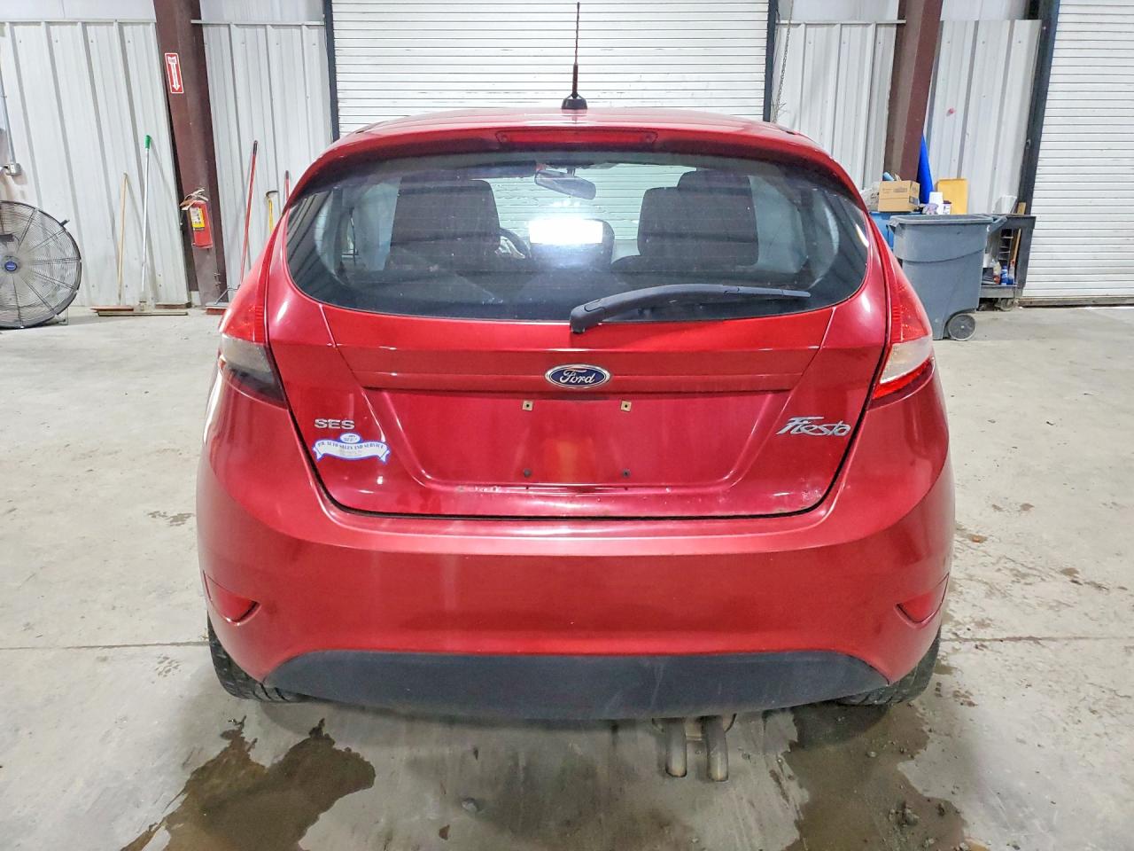 2011 Ford Fiesta Ses Red vin: 3FADP4FJ9BM212308