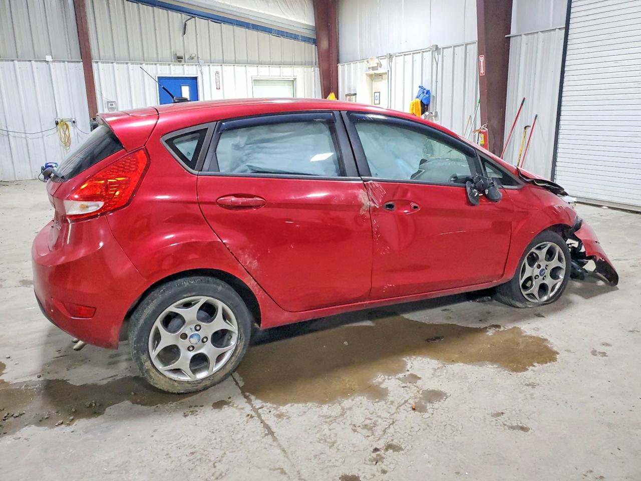 2011 Ford Fiesta Ses Red vin: 3FADP4FJ9BM212308