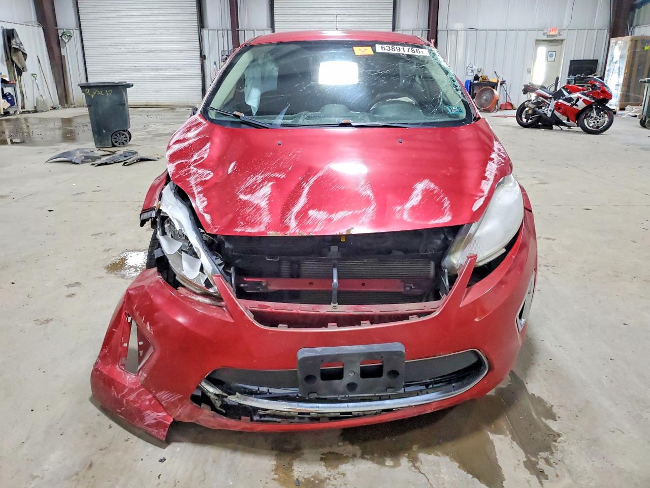 2011 Ford Fiesta Ses Red vin: 3FADP4FJ9BM212308