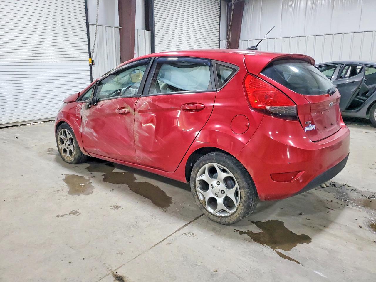 2011 Ford Fiesta Ses Red vin: 3FADP4FJ9BM212308