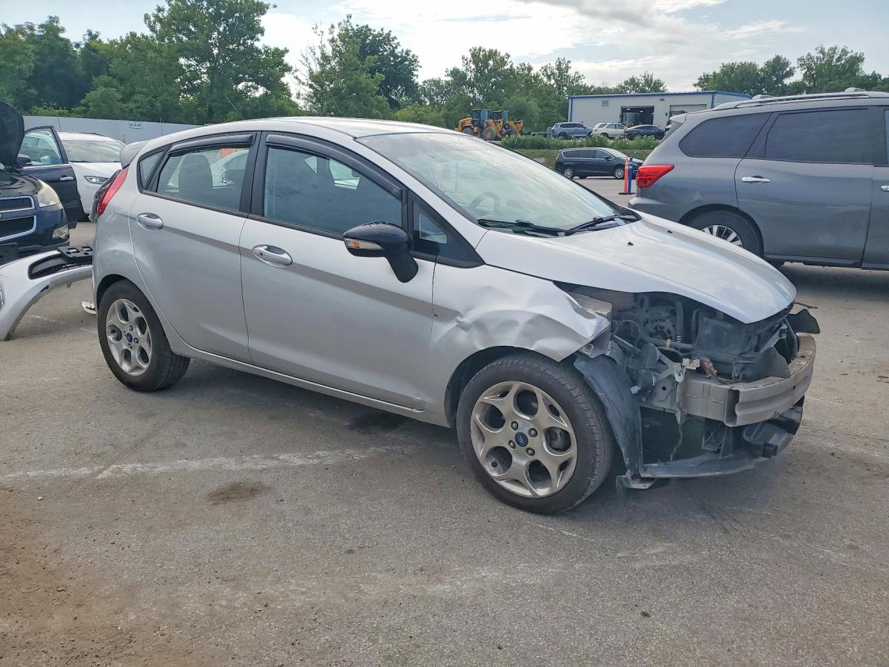 2012 Ford Fiesta Ses Silver vin: 3FADP4FJ9CM161782