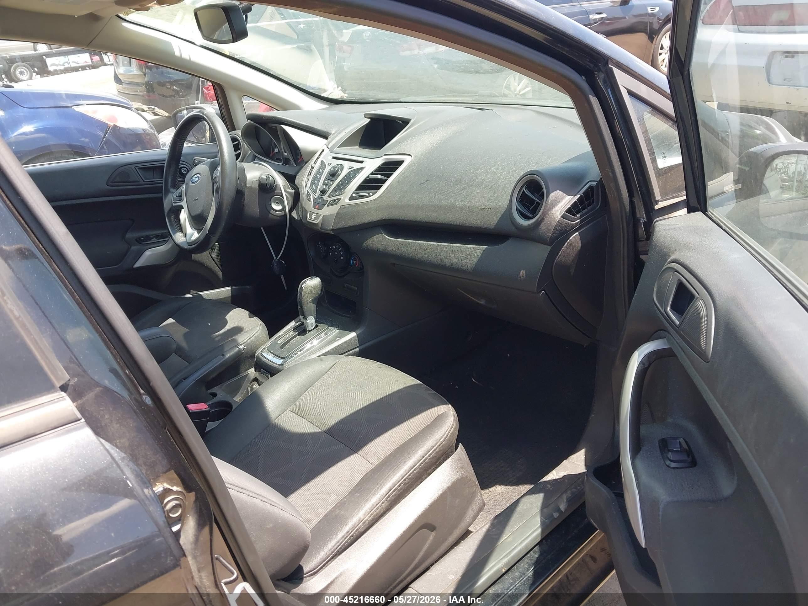 2012 Ford Fiesta Ses Black vin: 3FADP4FJ9CM194930