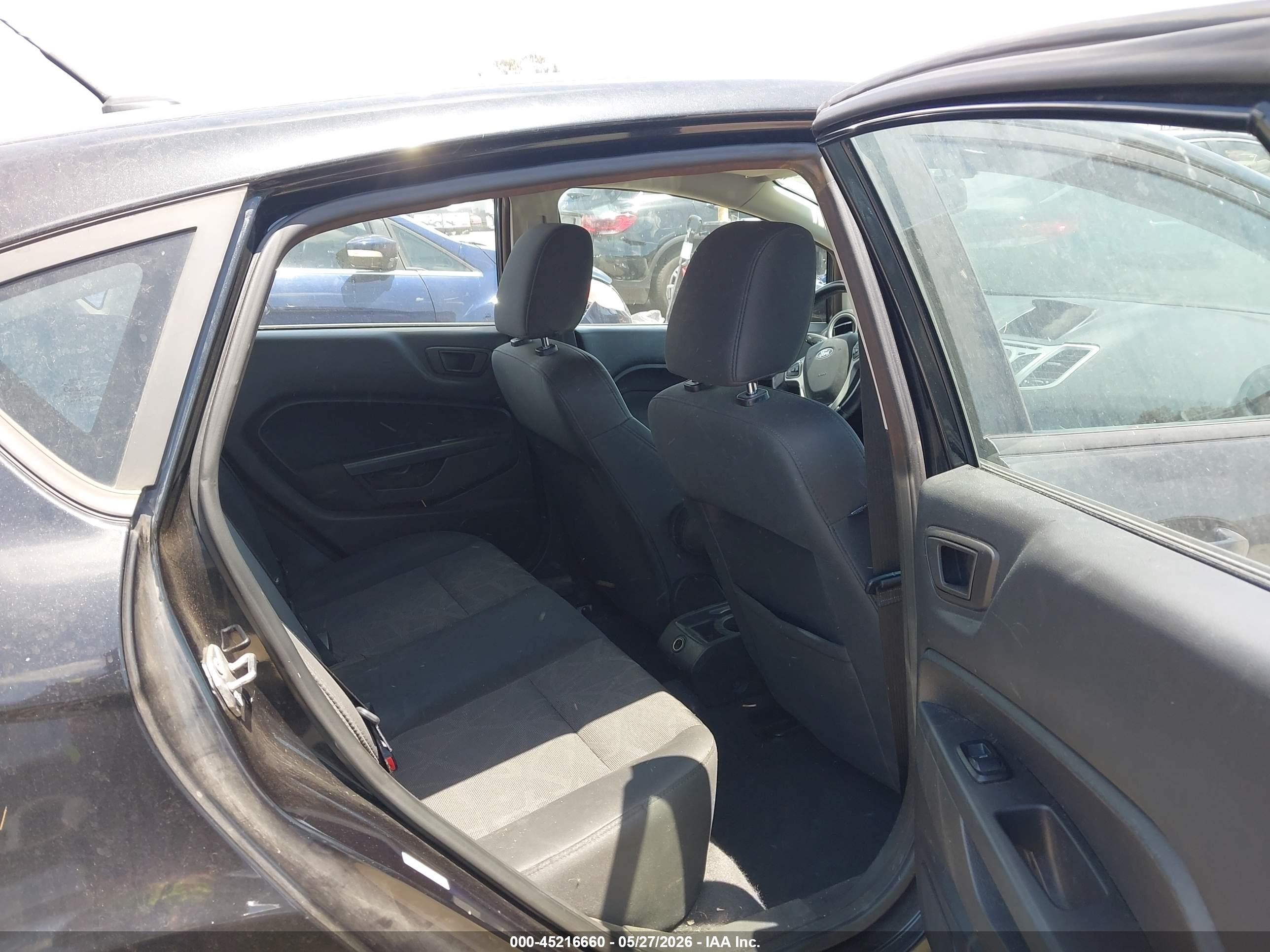 2012 Ford Fiesta Ses Black vin: 3FADP4FJ9CM194930