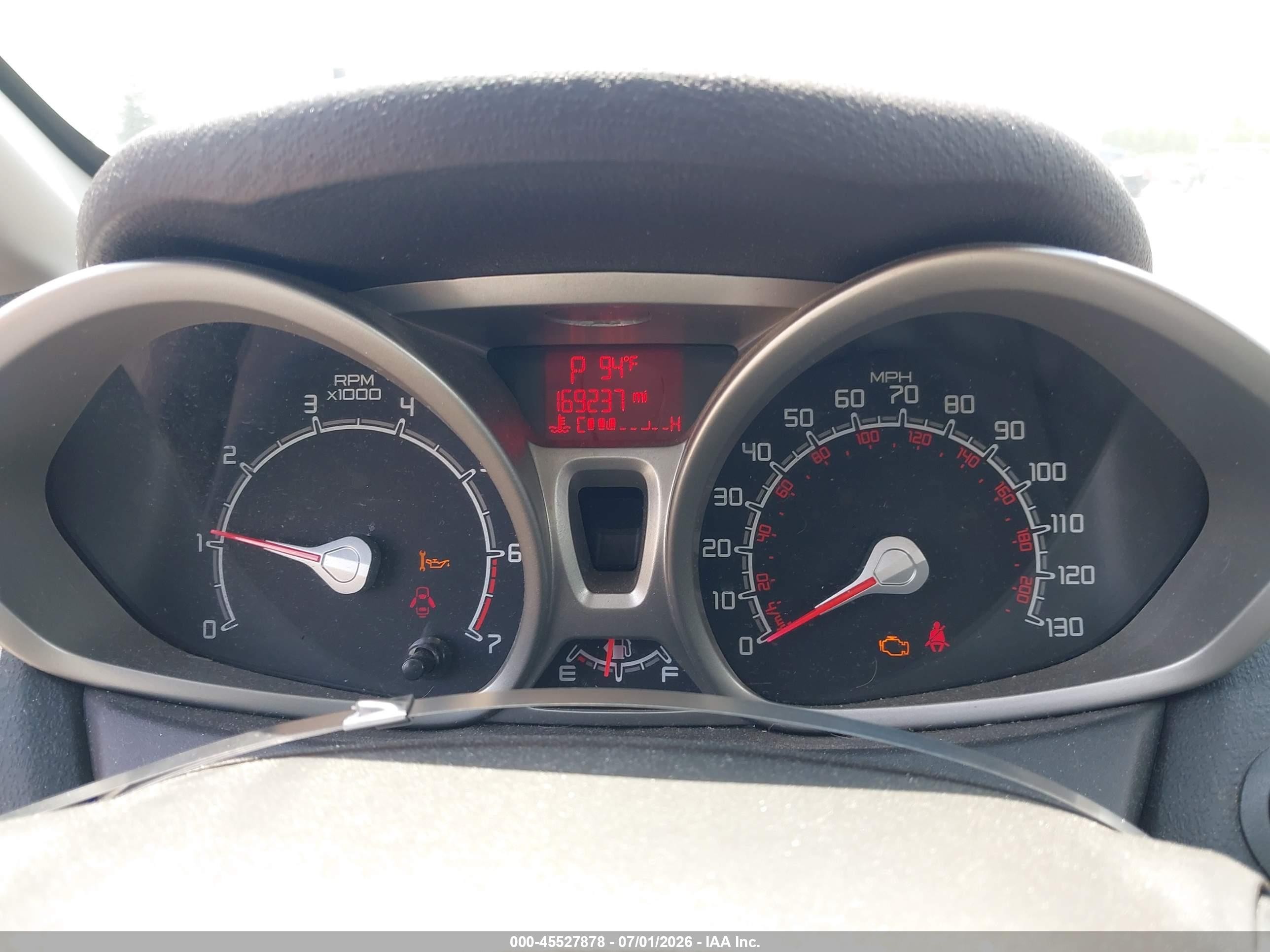 2013 Ford Fiesta Titanium Silver vin: 3FADP4FJ9DM213459