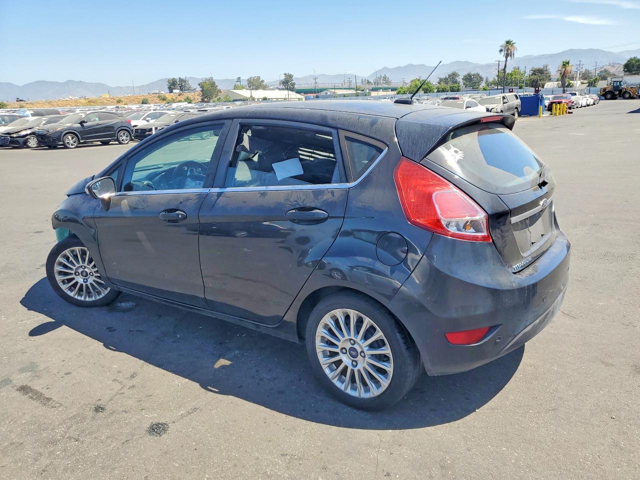 2014 Ford Fiesta Titanium Black vin: 3FADP4FJ9EM134956