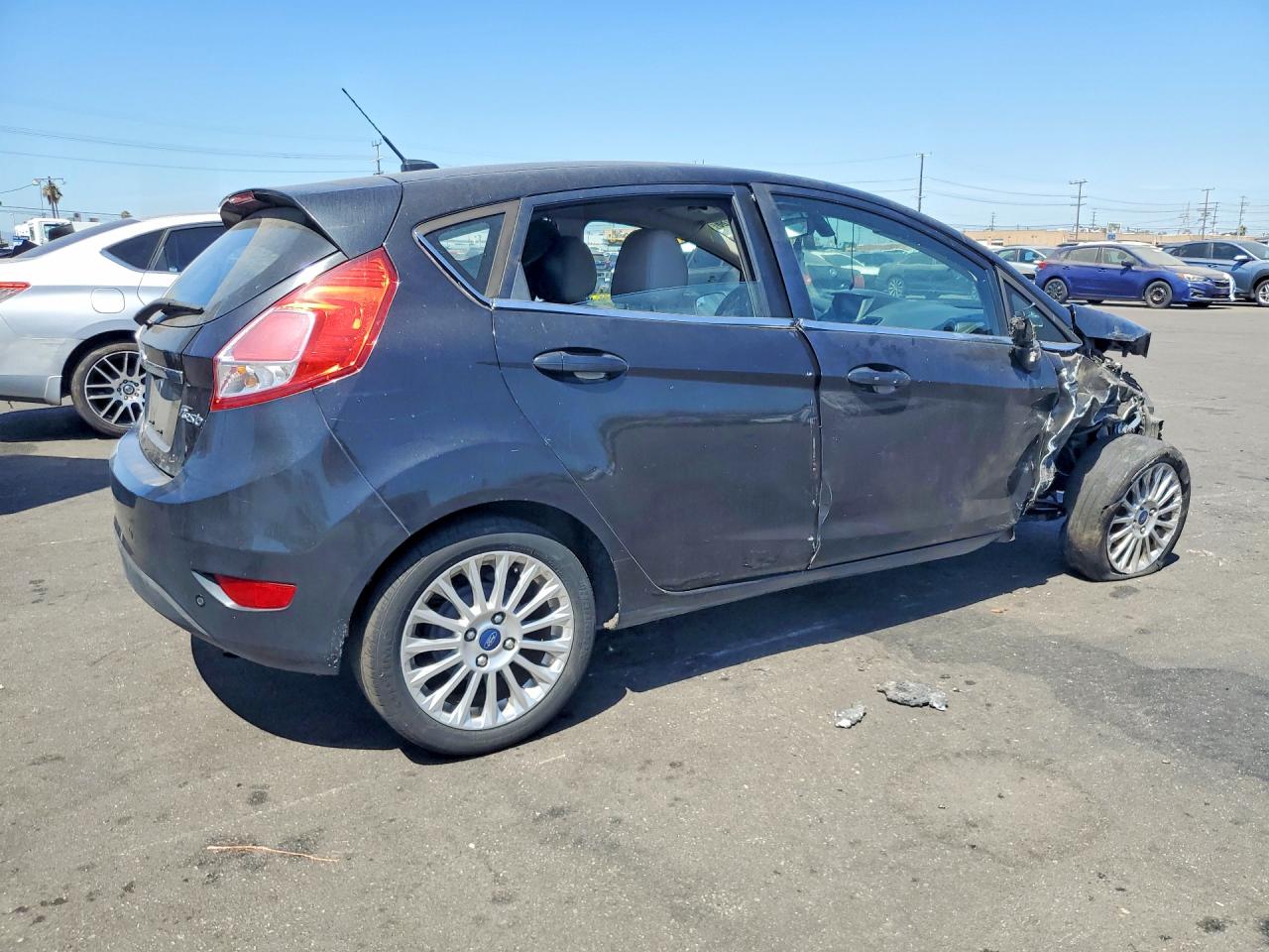 2014 Ford Fiesta Titanium Black vin: 3FADP4FJ9EM134956
