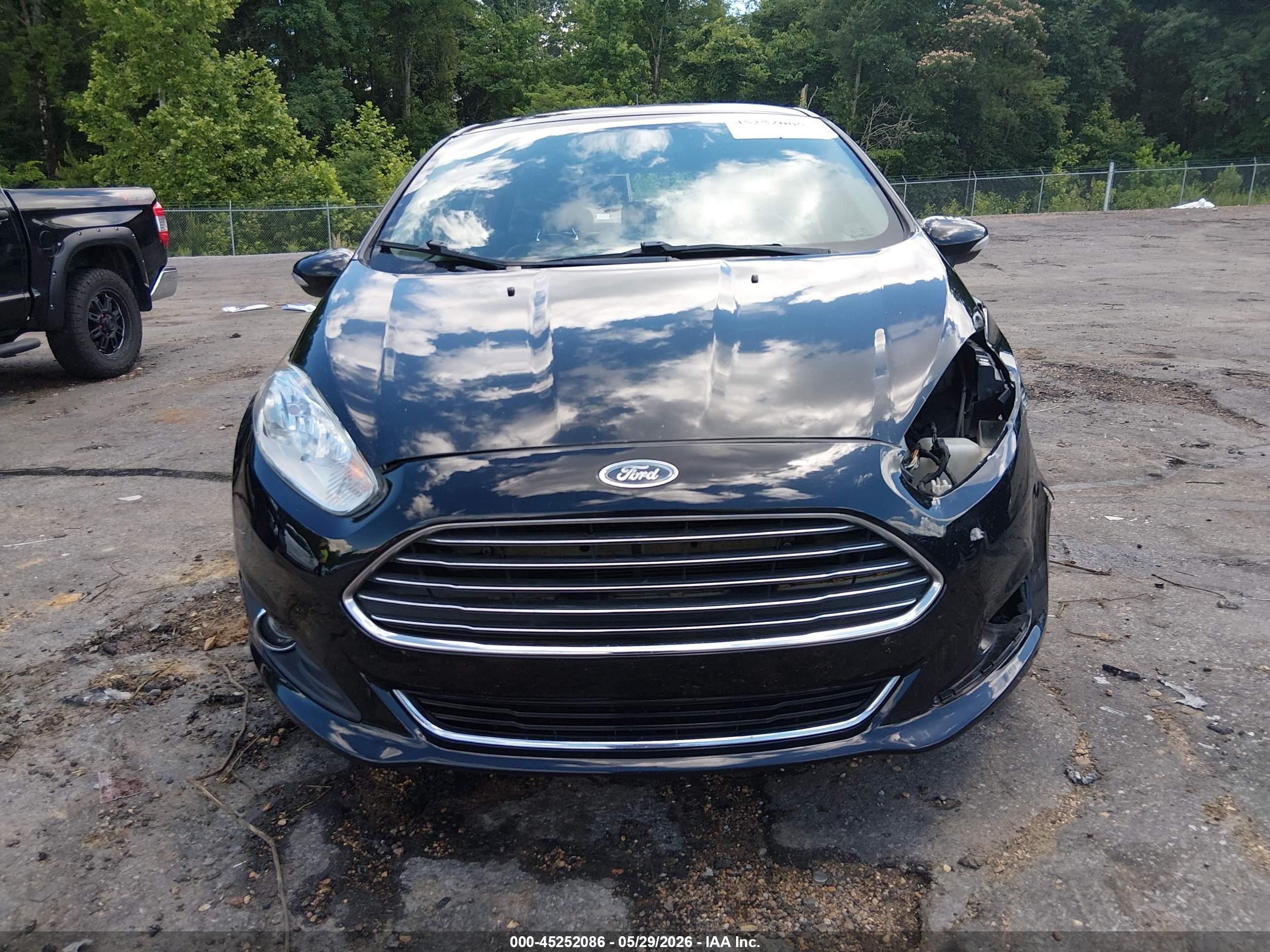2017 Ford Fiesta Titanium Black vin: 3FADP4FJ9HM156346