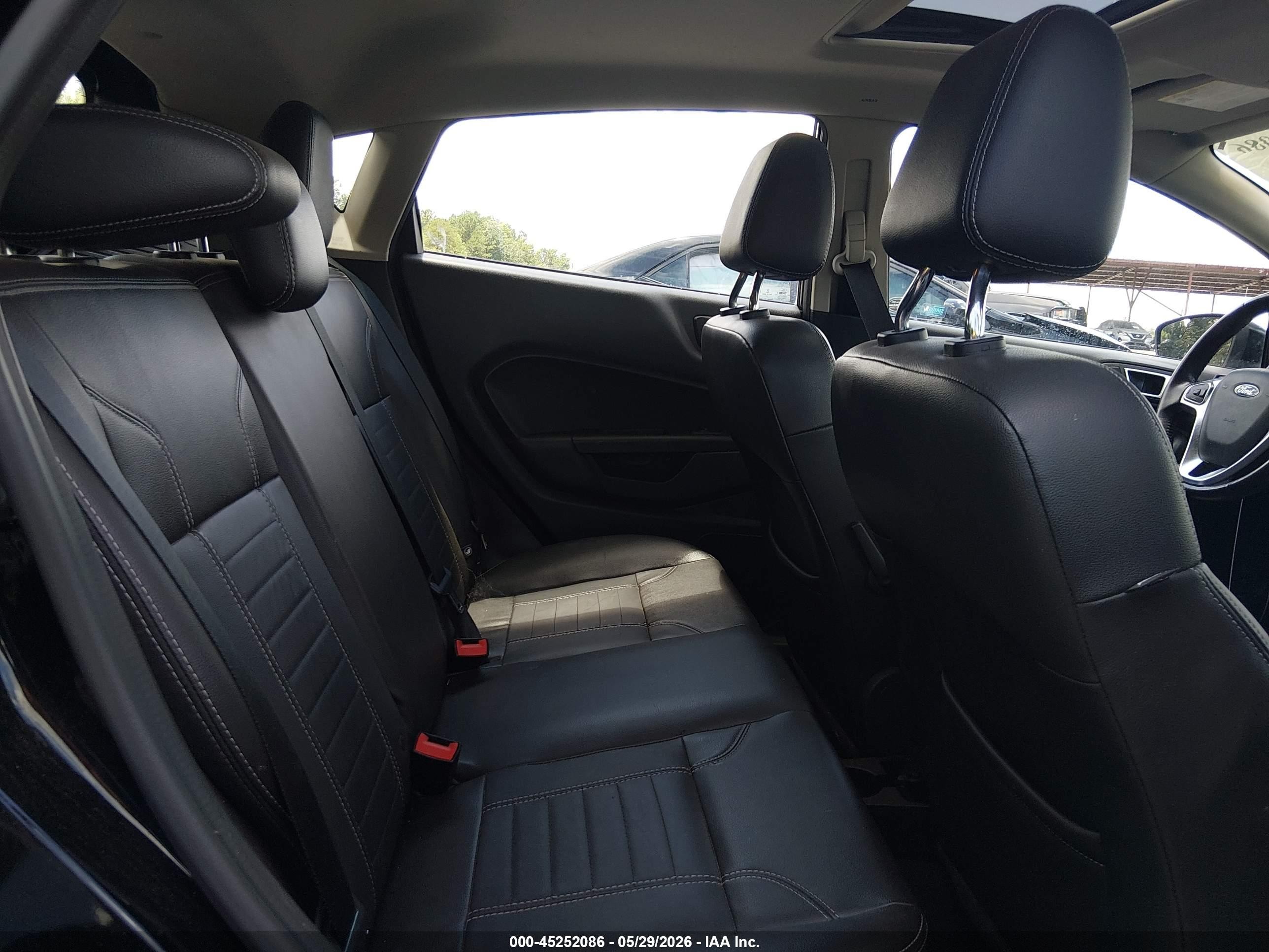 2017 Ford Fiesta Titanium Black vin: 3FADP4FJ9HM156346