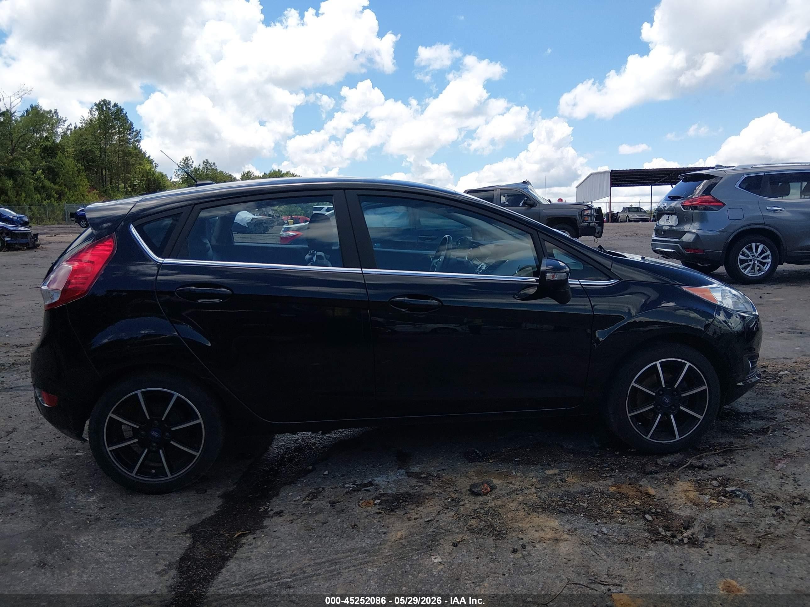 2017 Ford Fiesta Titanium Black vin: 3FADP4FJ9HM156346