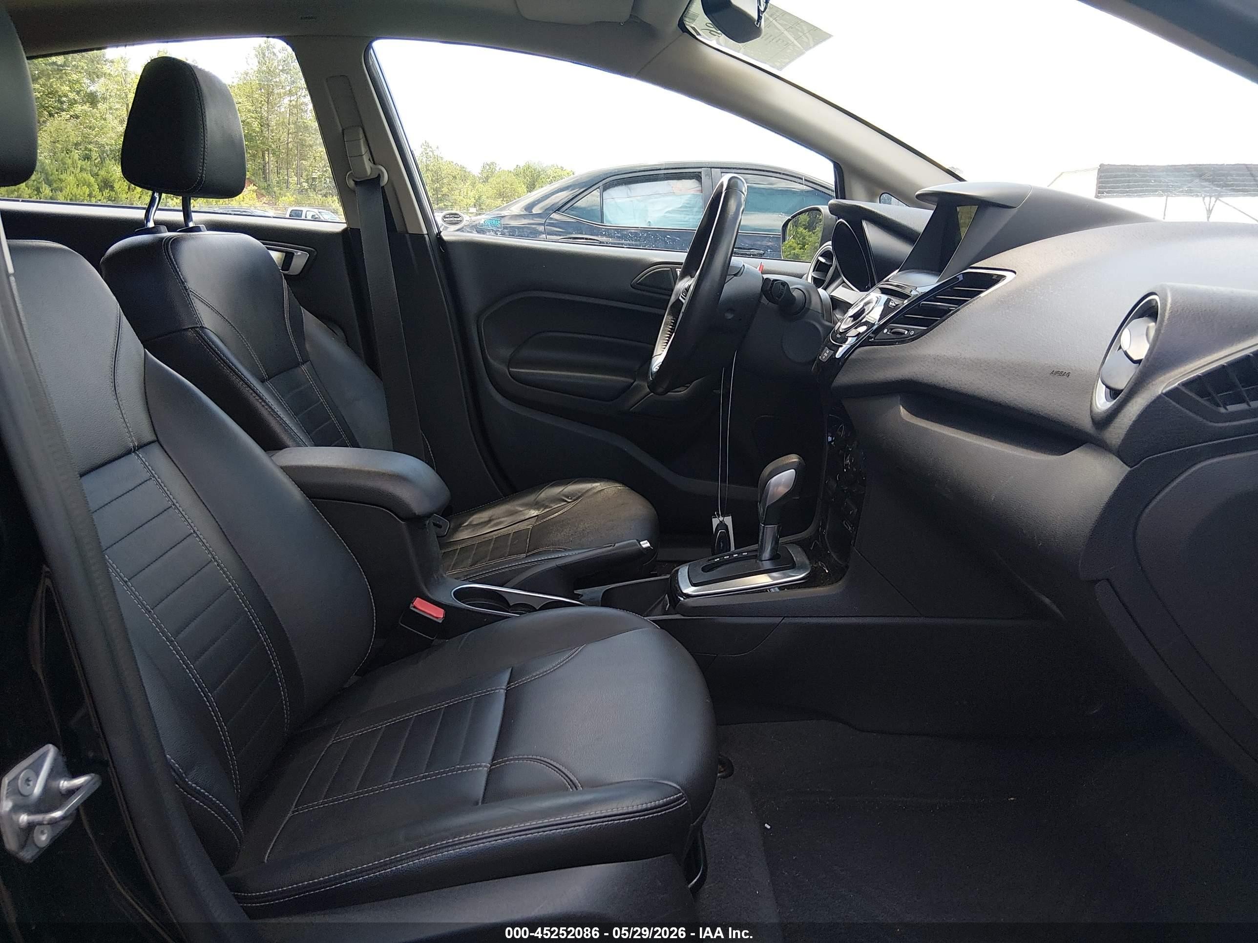 2017 Ford Fiesta Titanium Black vin: 3FADP4FJ9HM156346
