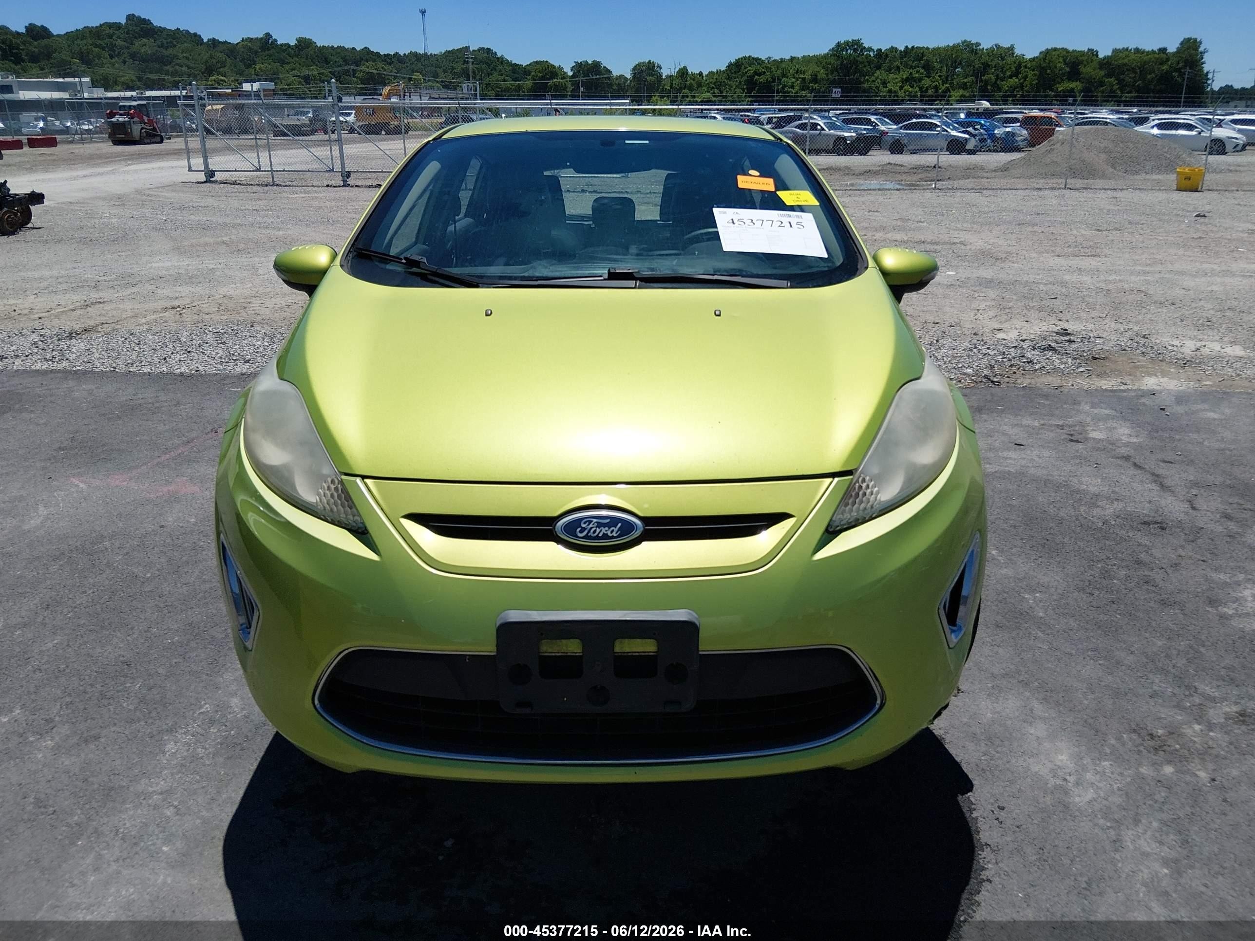 2011 Ford Fiesta Ses Green vin: 3FADP4FJXBM132516