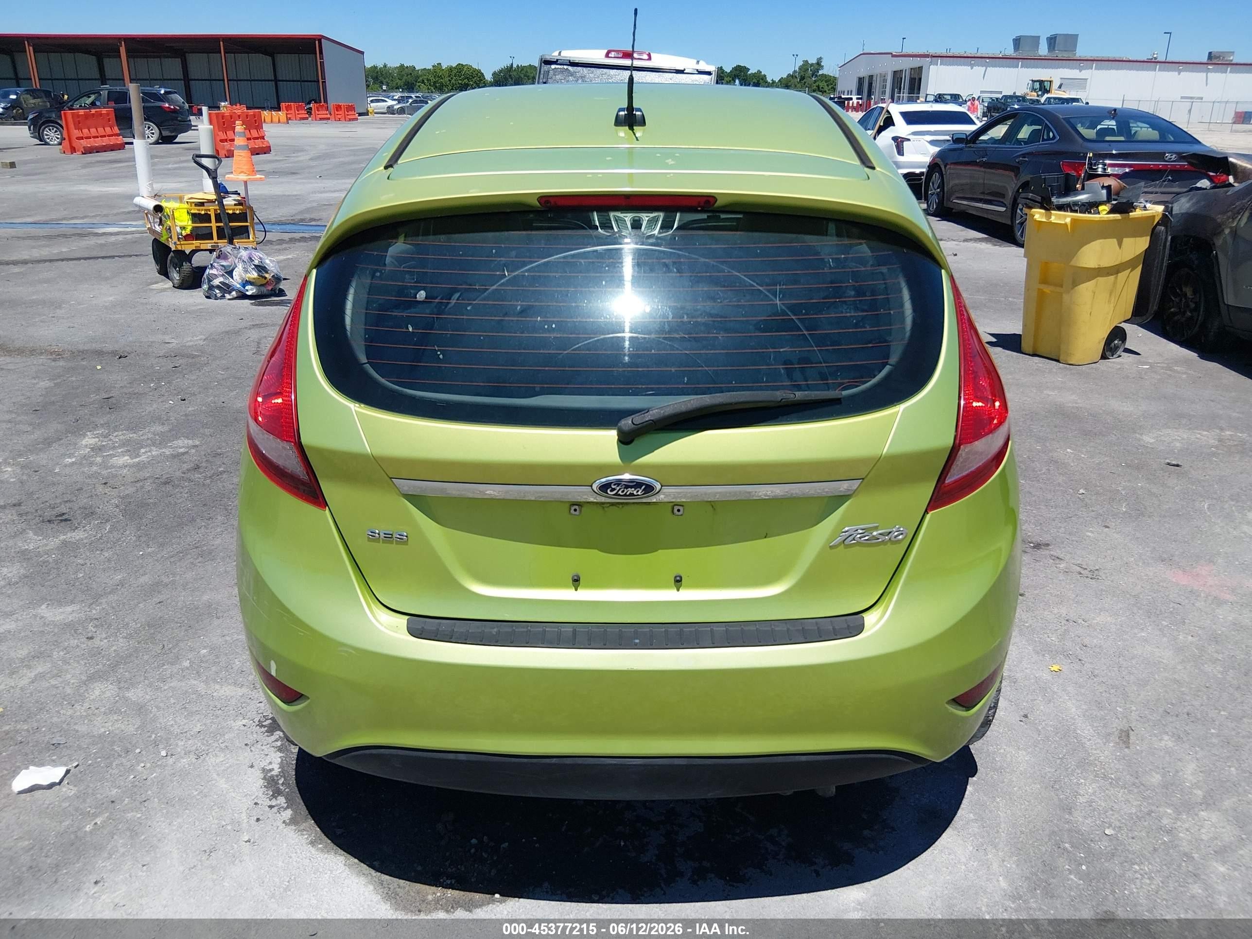 2011 Ford Fiesta Ses Green vin: 3FADP4FJXBM132516