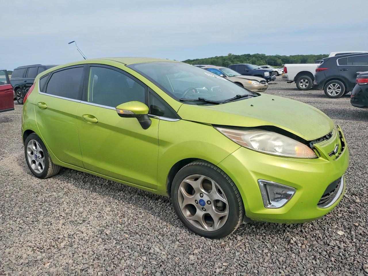 2012 Ford Fiesta Ses Зеленый vin: 3FADP4FJXCM137698