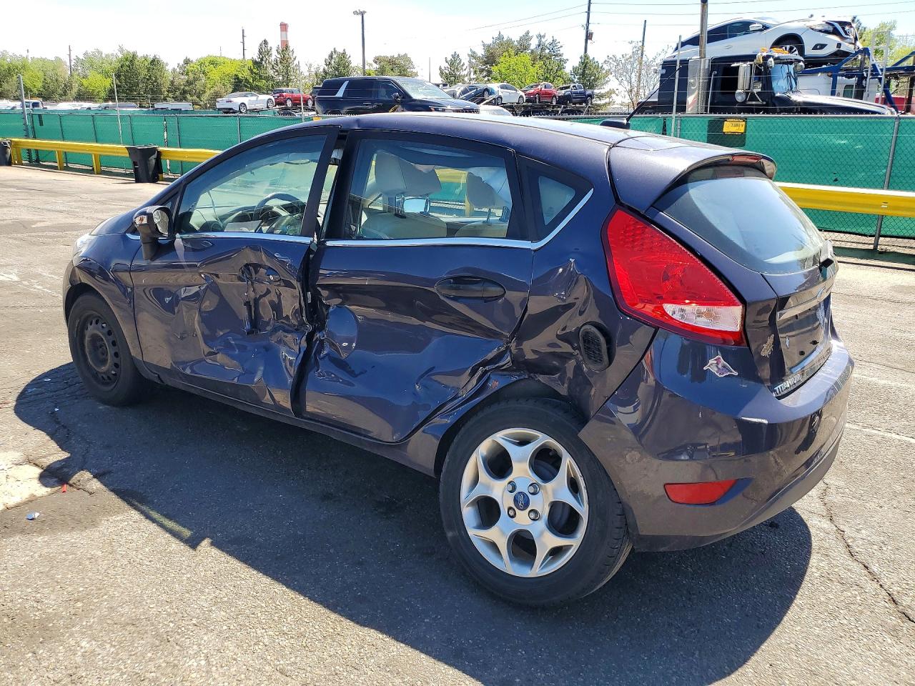 2013 Ford Fiesta Gray vin: 3FADP4FJXDM144295