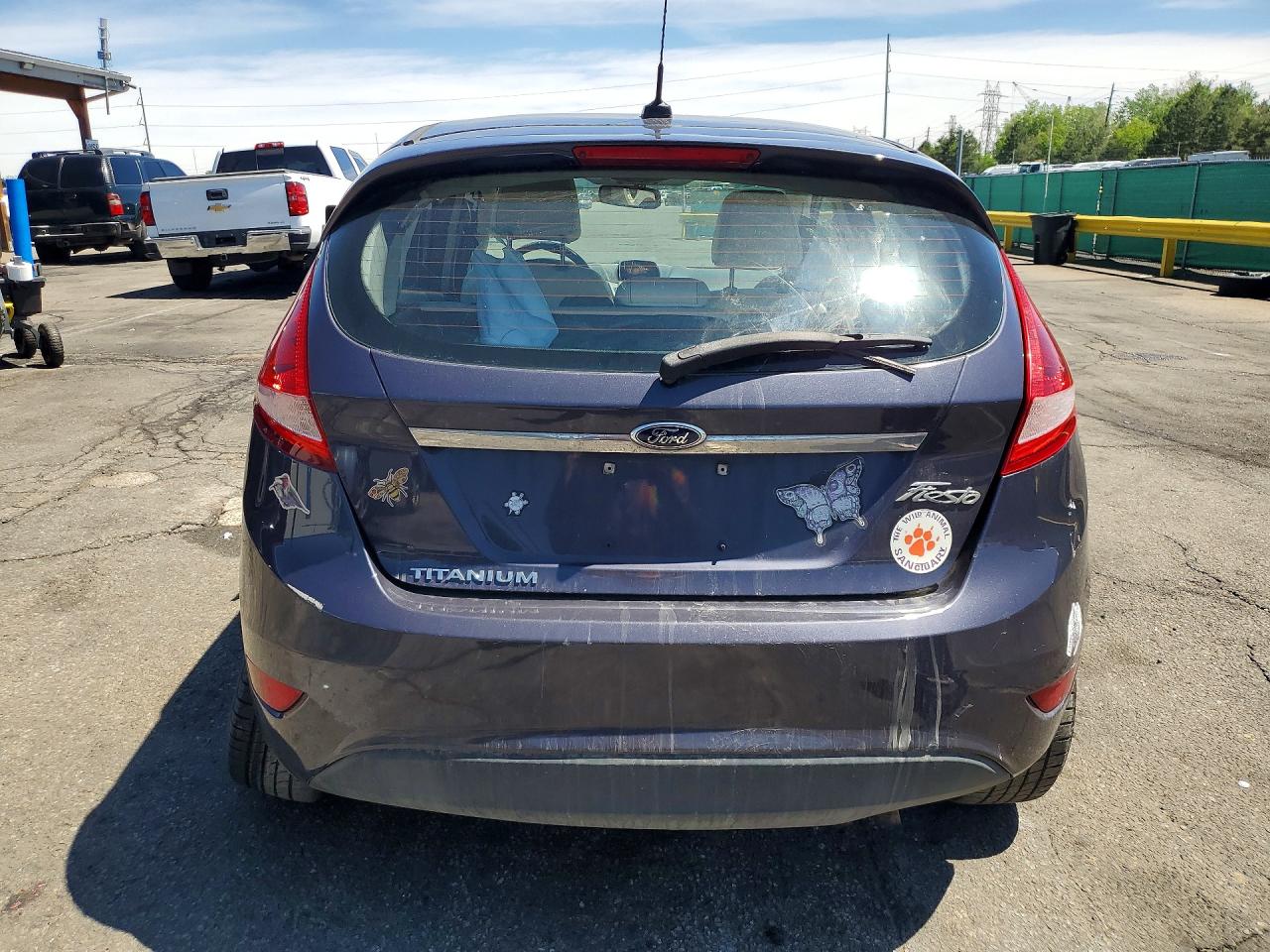 2013 Ford Fiesta Gray vin: 3FADP4FJXDM144295
