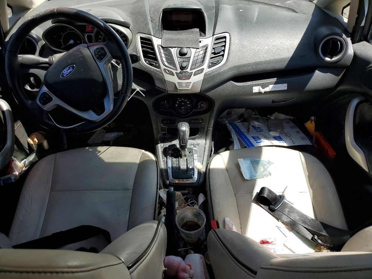 2013 Ford Fiesta Gray vin: 3FADP4FJXDM144295