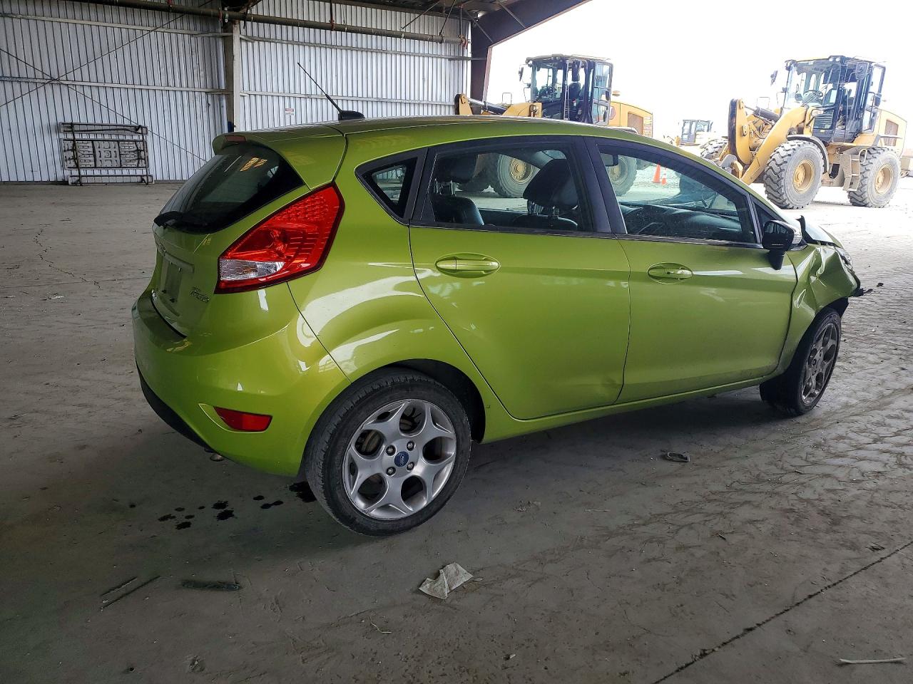 2013 Ford Fiesta Titanium Green vin: 3FADP4FJXDM153949