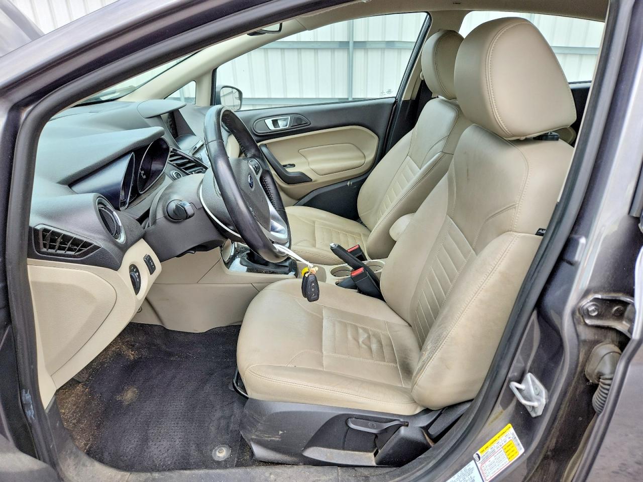 2014 Ford Fiesta Titanium Gray vin: 3FADP4FJXEM124937