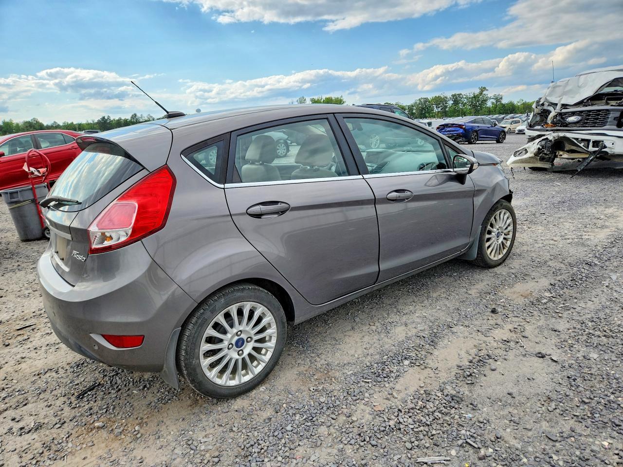2014 Ford Fiesta Titanium Gray vin: 3FADP4FJXEM124937