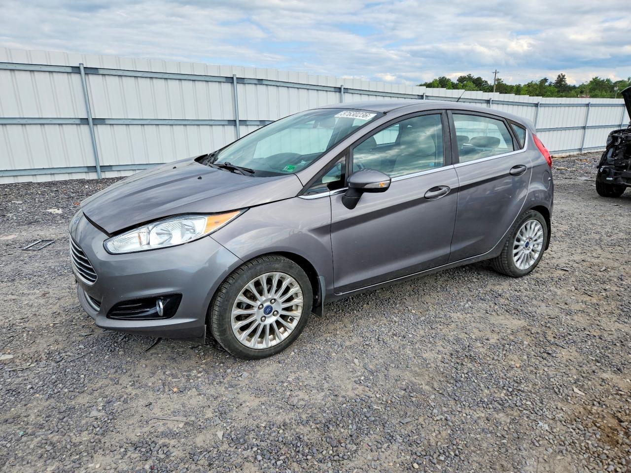 2014 Ford Fiesta Titanium Gray vin: 3FADP4FJXEM124937