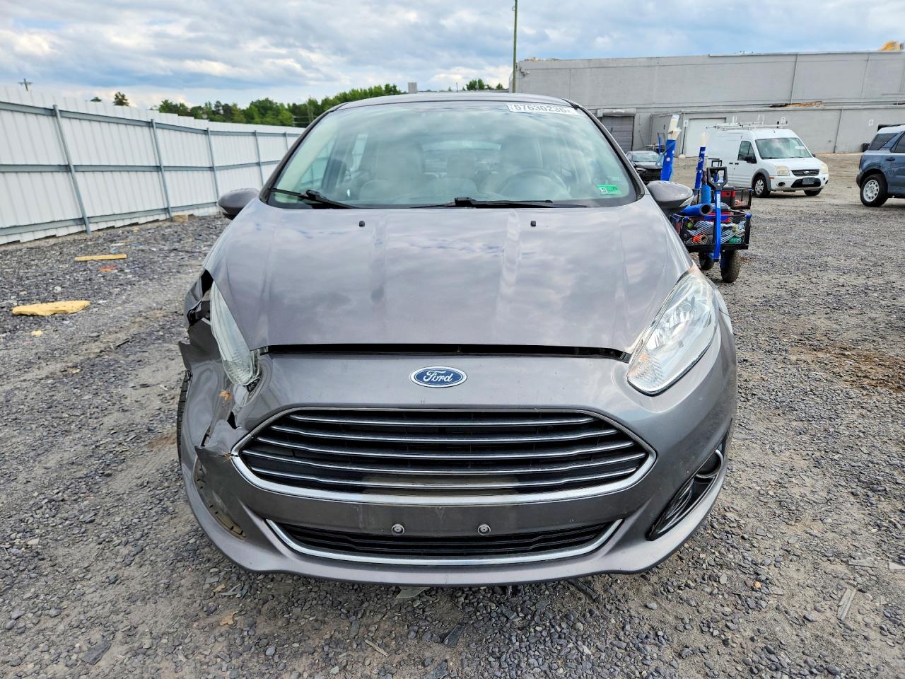 2014 Ford Fiesta Titanium Gray vin: 3FADP4FJXEM124937
