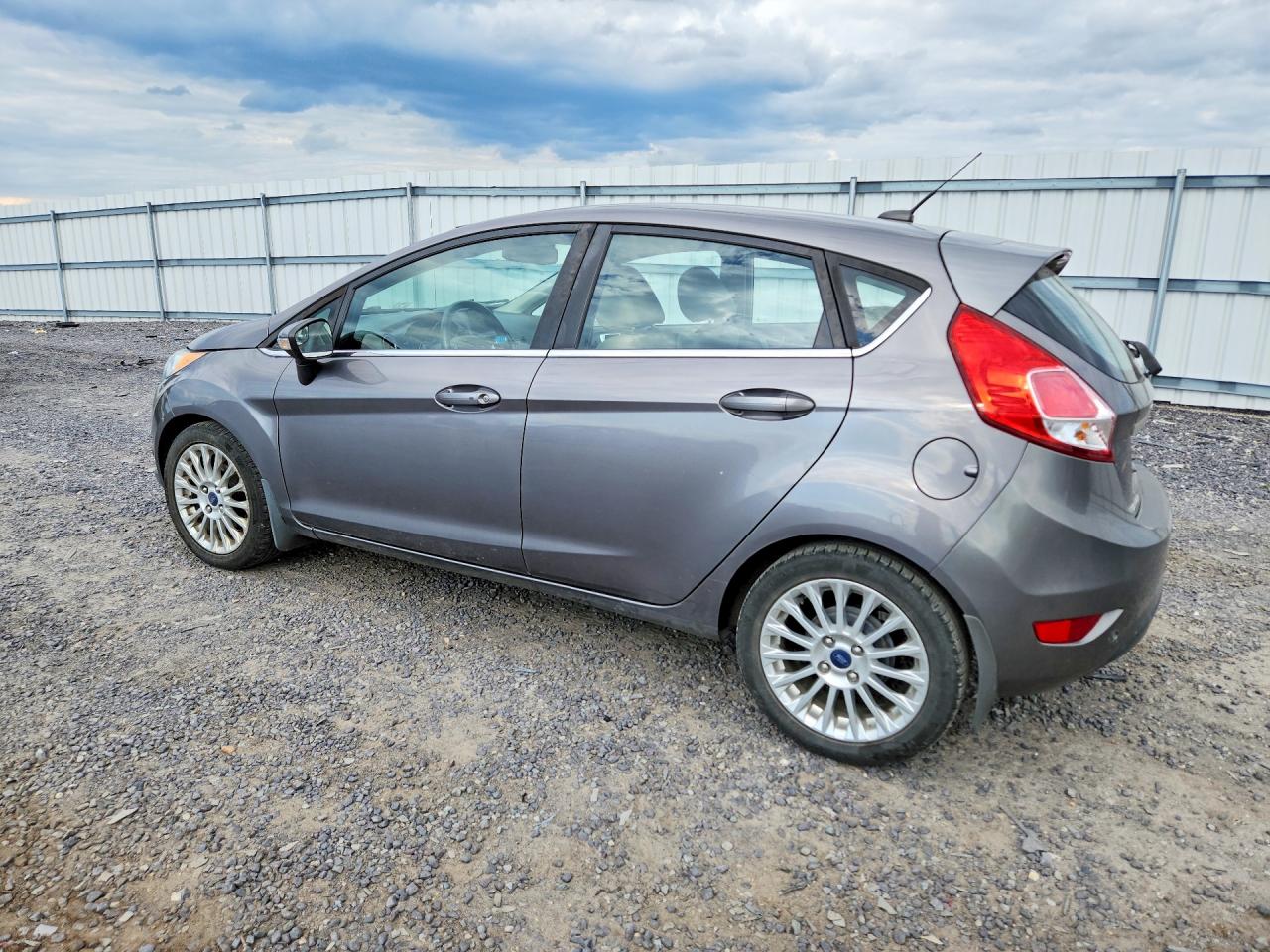 2014 Ford Fiesta Titanium Gray vin: 3FADP4FJXEM124937