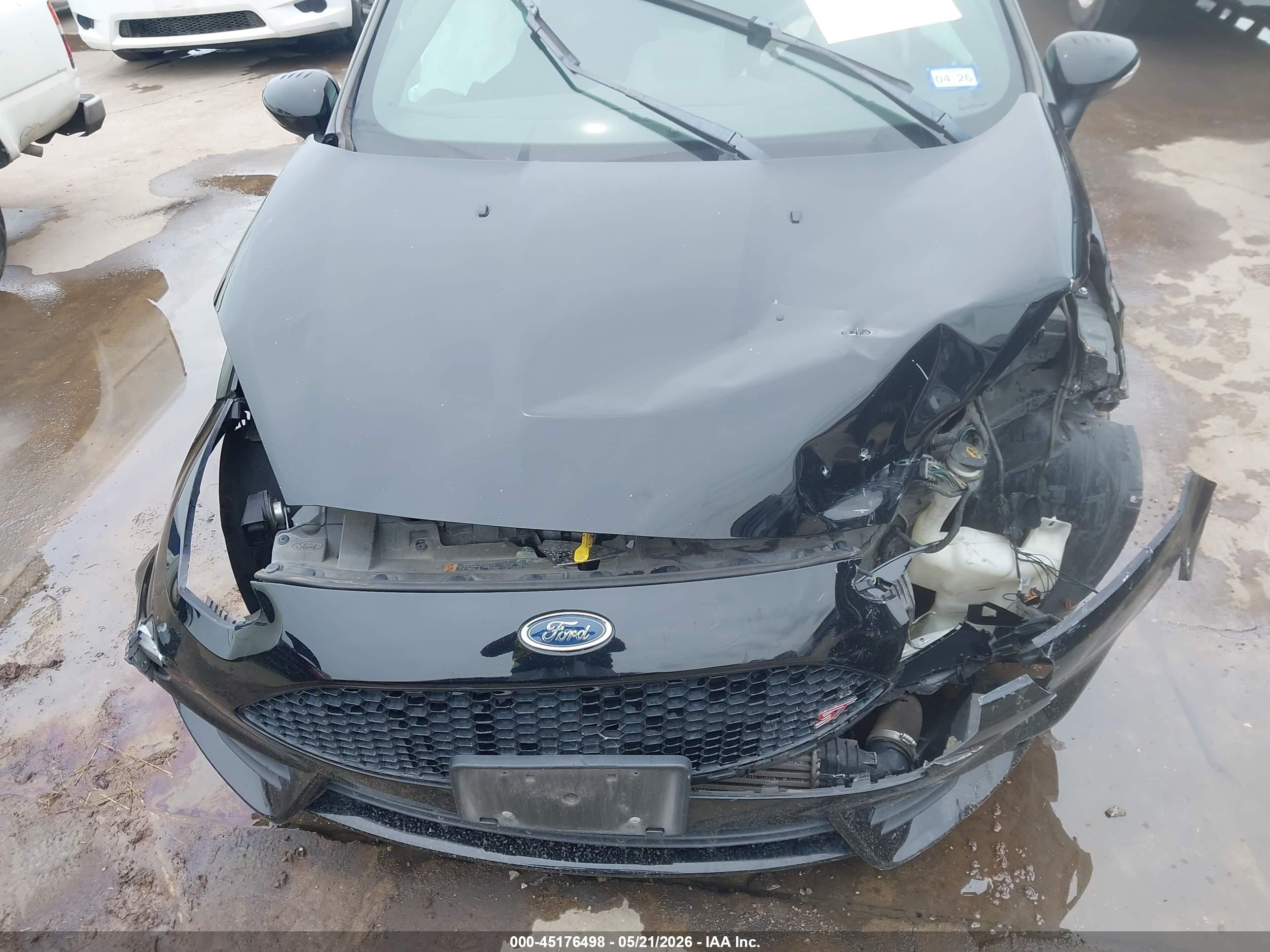 2019 Ford Fiesta St Black vin: 3FADP4GX0KM127196